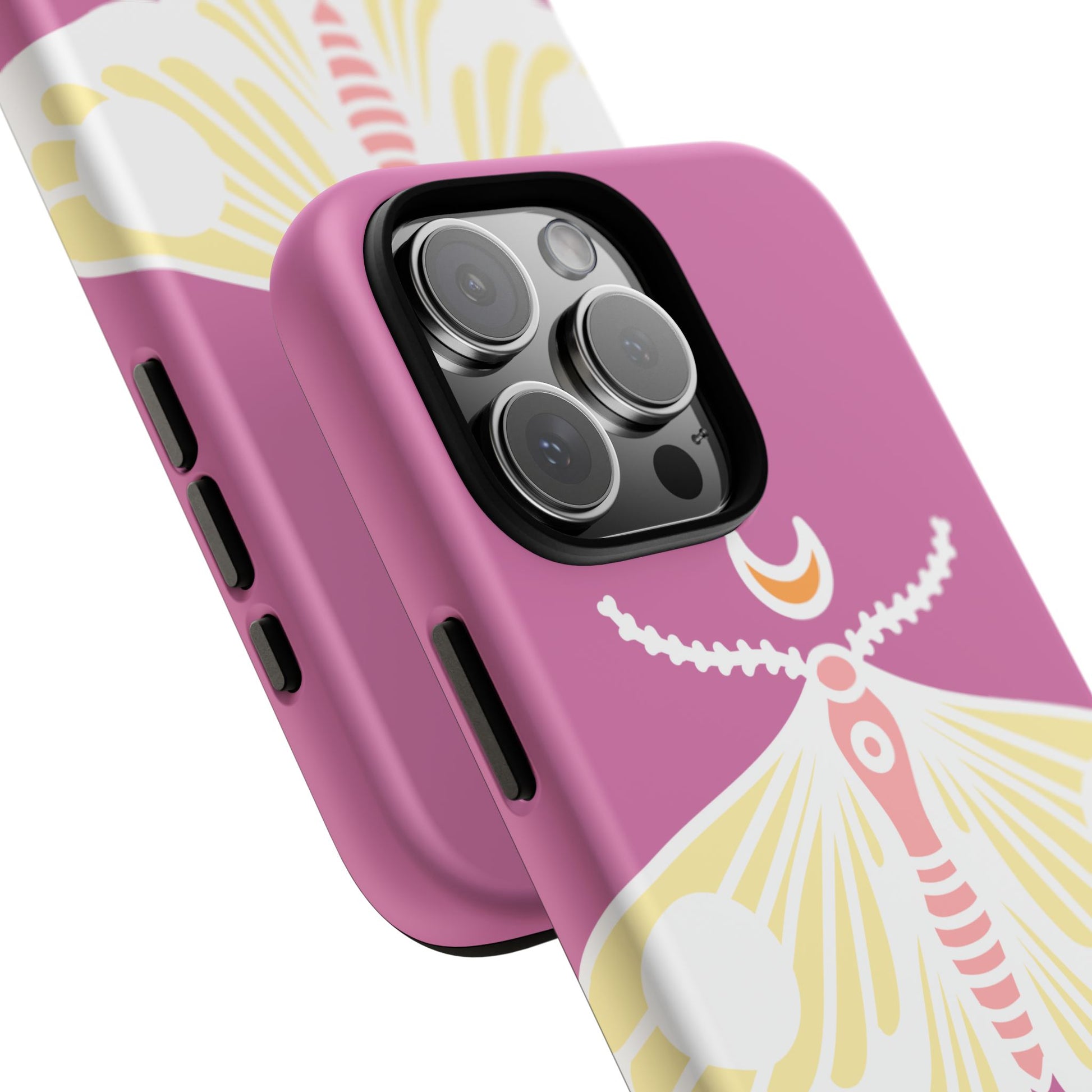 Colorful Moth Phone Case | Tough Cases for iPhone, Unique Gift, Nature Lovers, Boho Style, Trendy Accessories