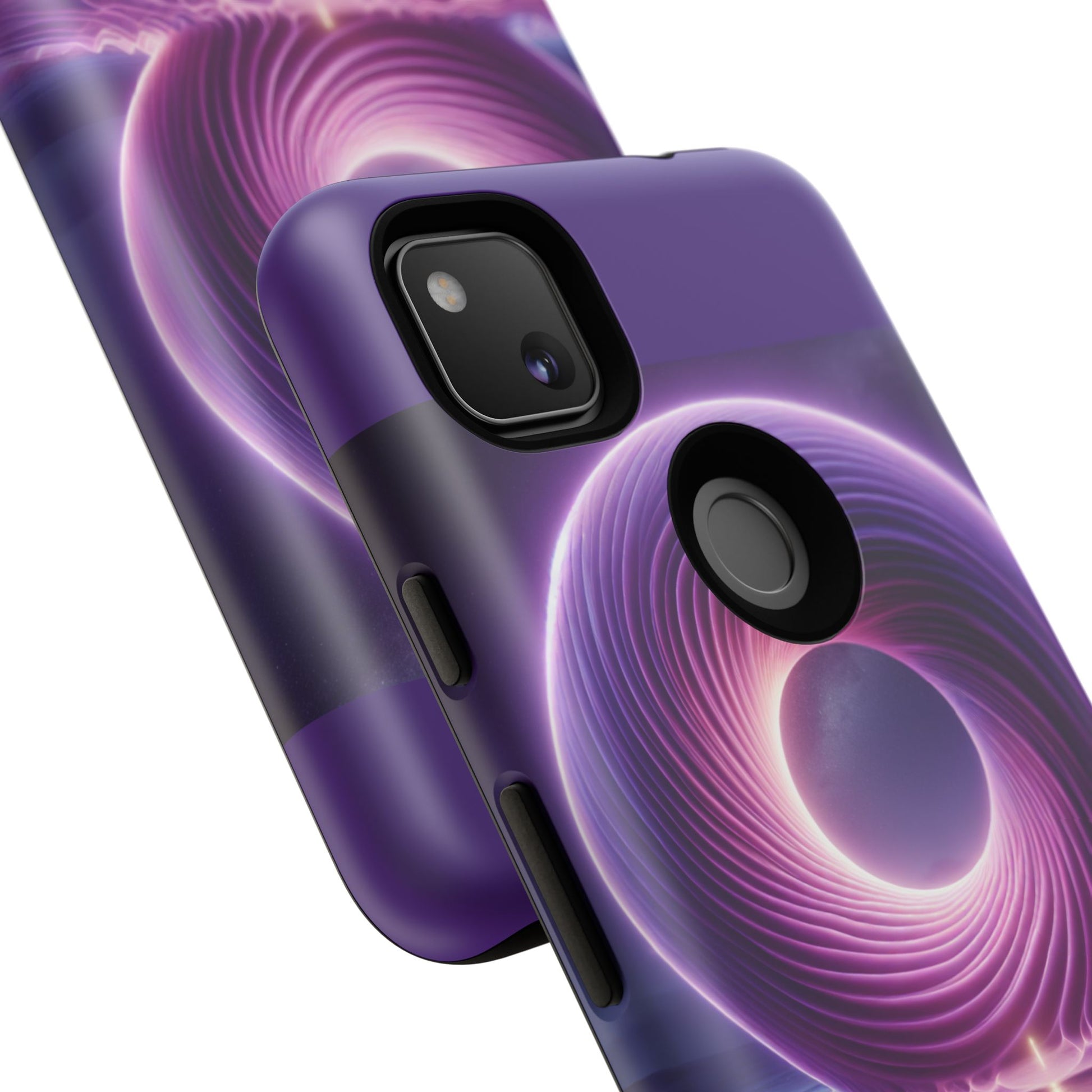 Colorful Phone Case with Swirling Design, Tough Phone Cover, Cosmic Phone Protector, Unique Gift for Tech Lovers, Stylish Smartphone Shell