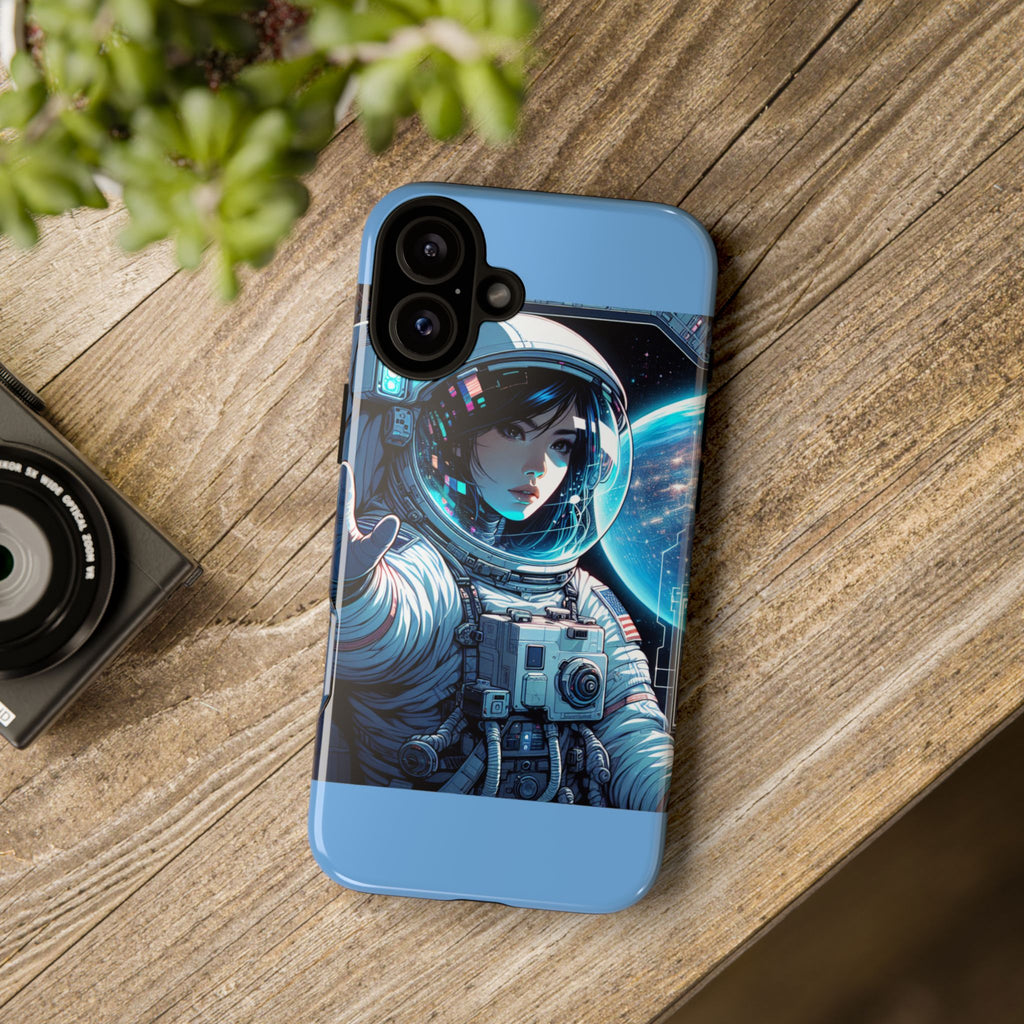 Astronaut Phone Case, Space-Themed Tough Case, Unique Gift for Science Lovers, Trendy Protection for Smartphones, Cool Tech Accessories