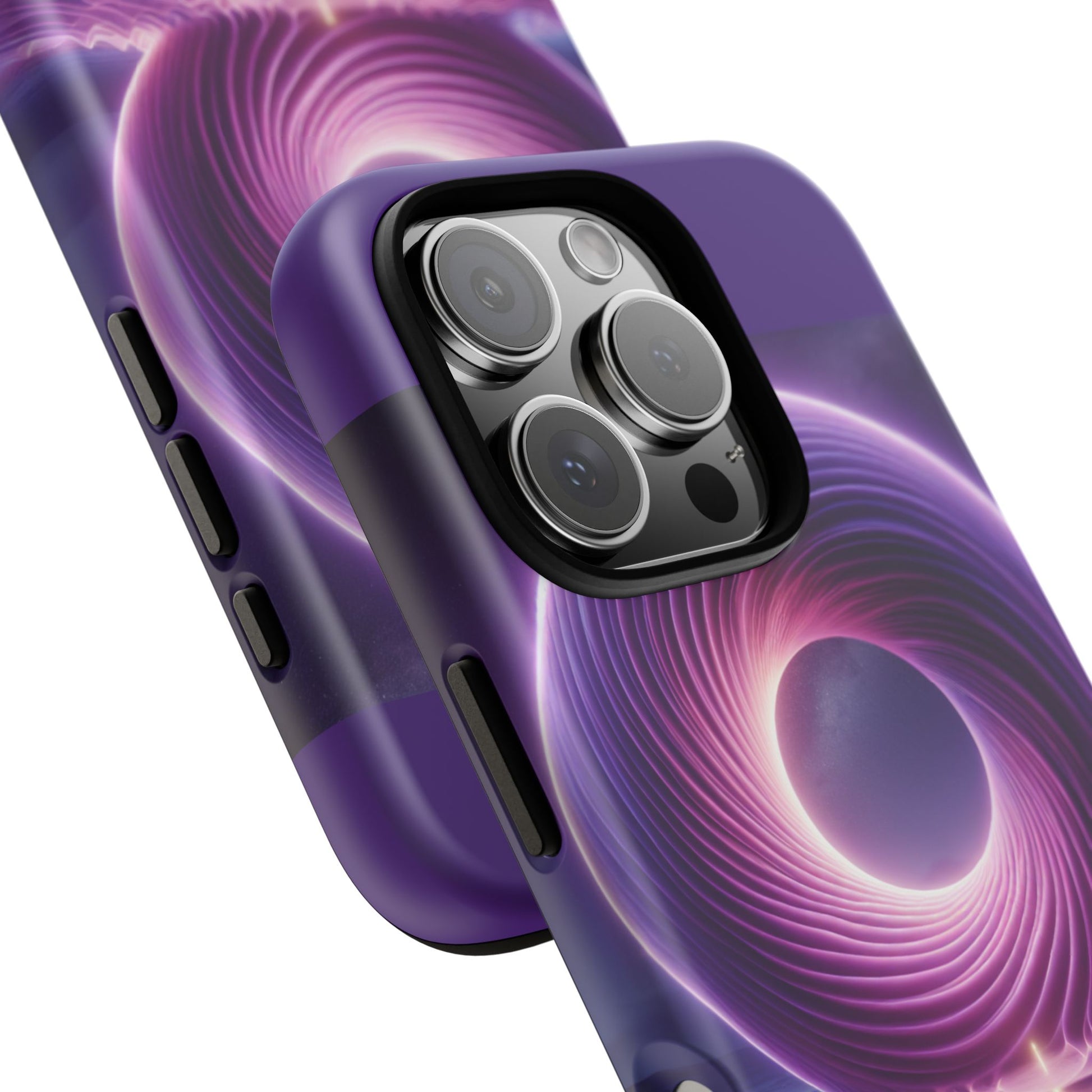 Colorful Phone Case with Swirling Design, Tough Phone Cover, Cosmic Phone Protector, Unique Gift for Tech Lovers, Stylish Smartphone Shell
