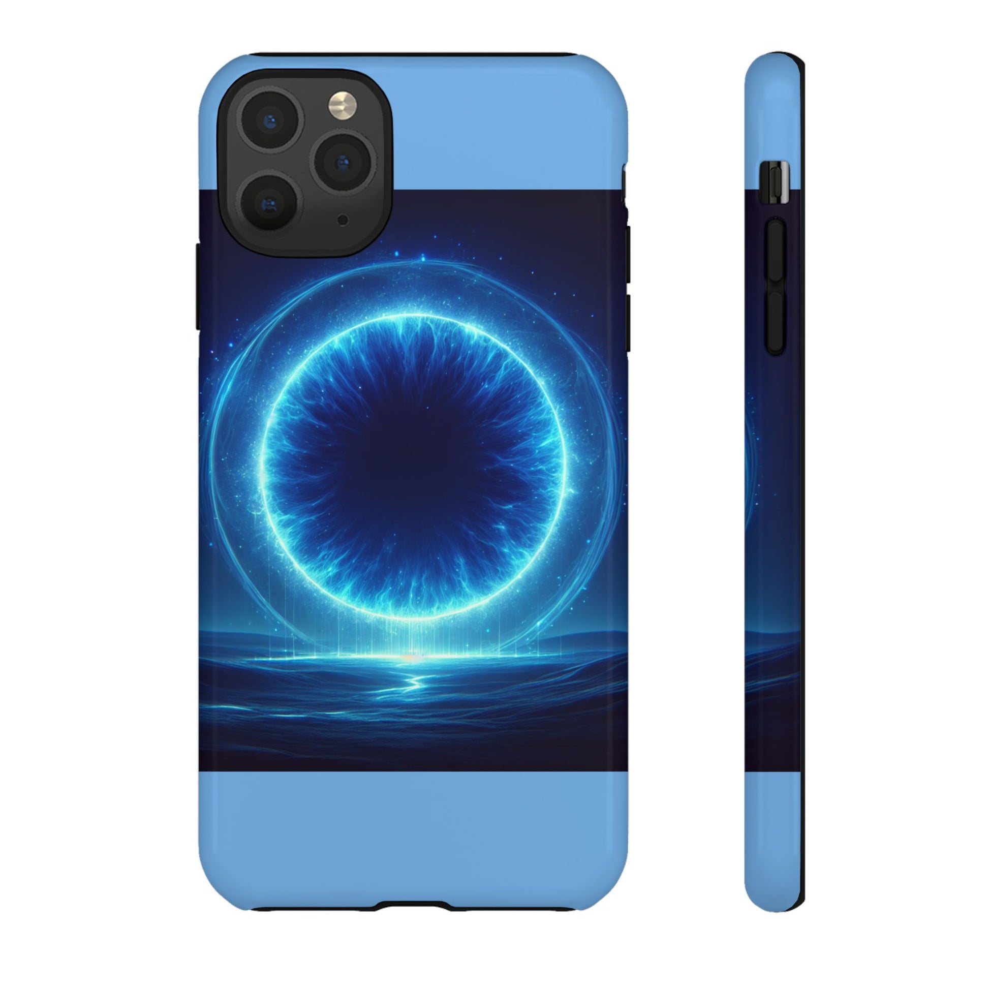 Blue Galaxy Phone Case, Tough Phone Cover, Cosmic Protection Case, Space Design, Gift for Space Lovers