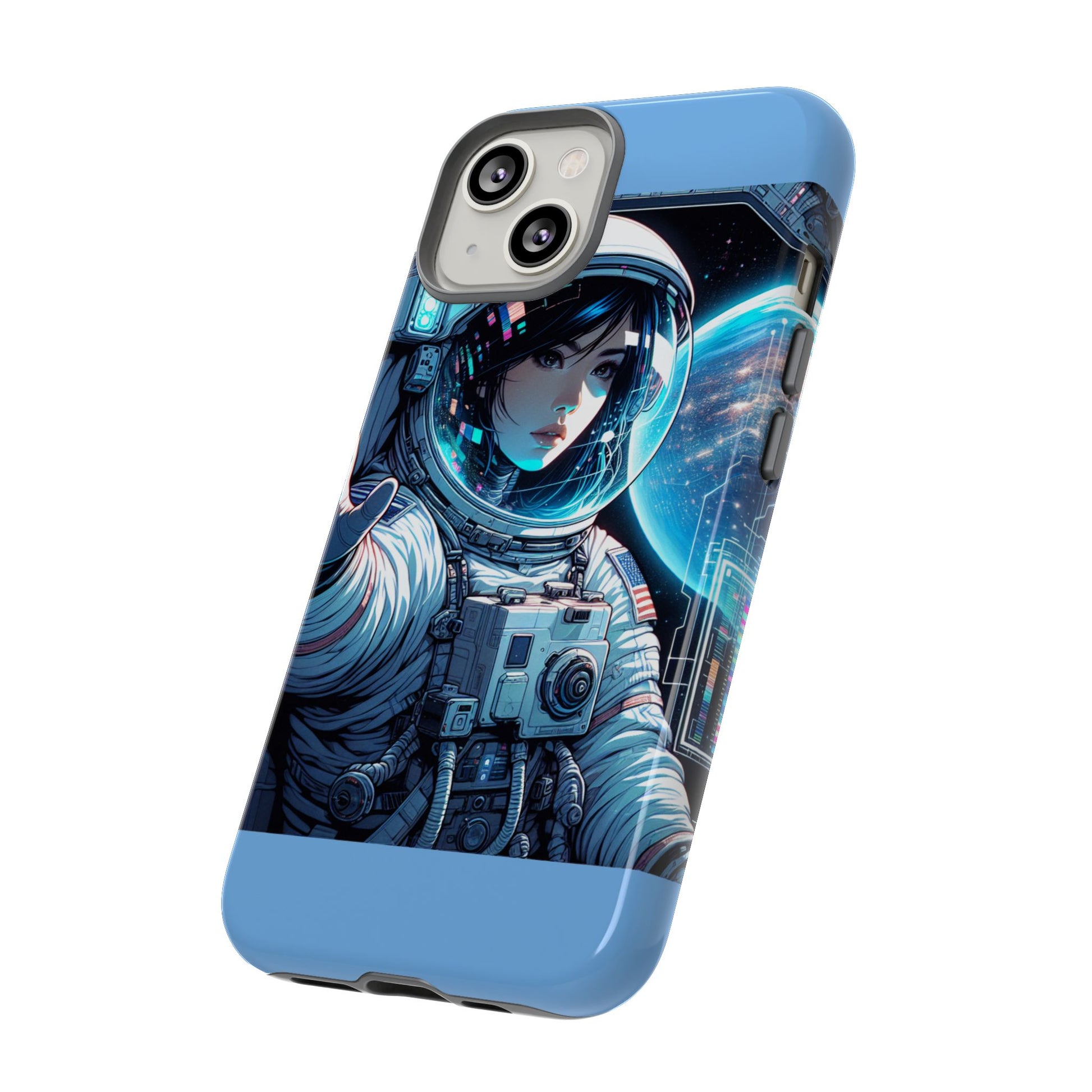 Astronaut Phone Case, Space-Themed Tough Case, Unique Gift for Science Lovers, Trendy Protection for Smartphones, Cool Tech Accessories