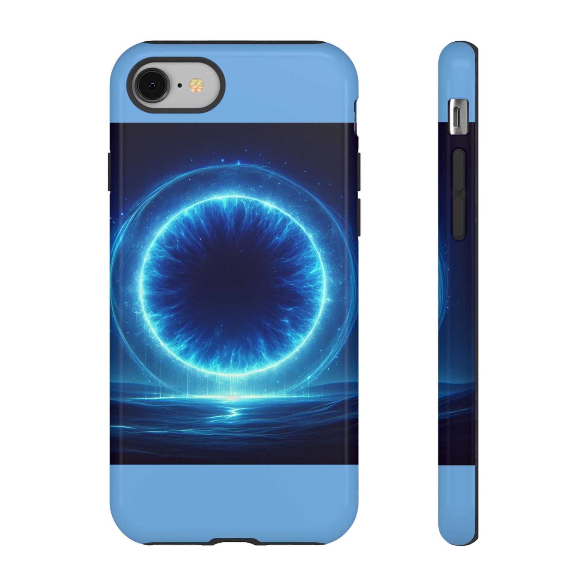 Blue Galaxy Phone Case, Tough Phone Cover, Cosmic Protection Case, Space Design, Gift for Space Lovers