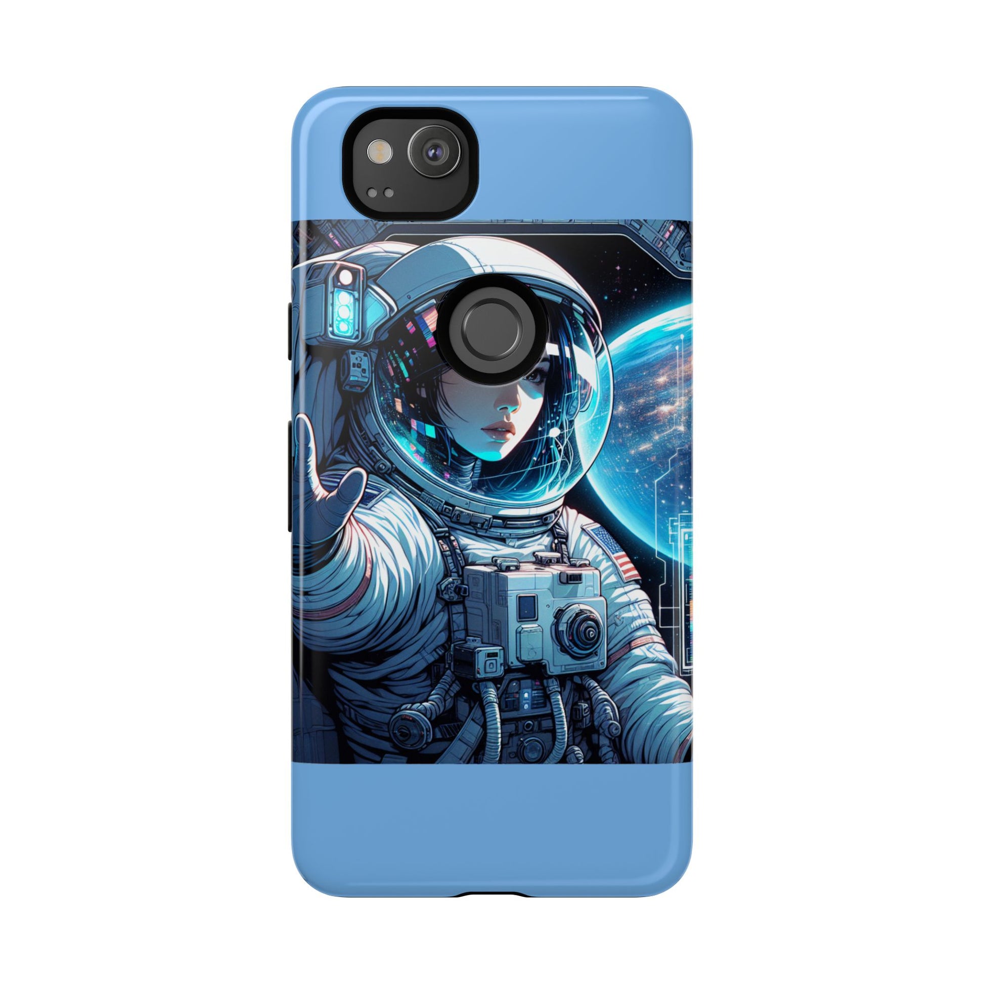 Astronaut Phone Case, Space-Themed Tough Case, Unique Gift for Science Lovers, Trendy Protection for Smartphones, Cool Tech Accessories