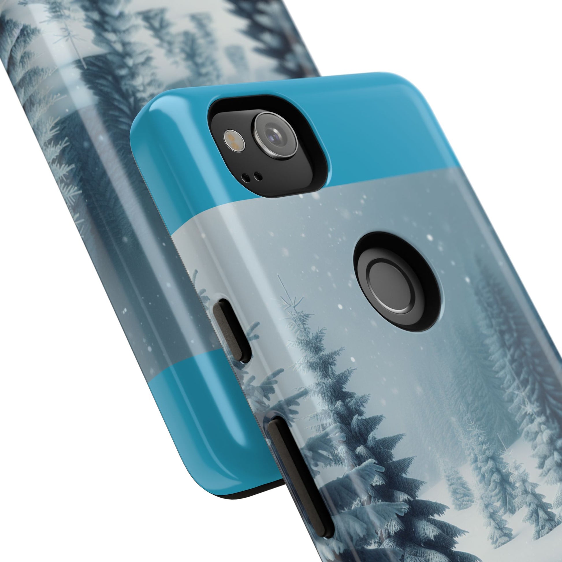 Winter Forest Phone Case, Tough Cases for iPhone, Snowy Landscape Design, Nature Lover Gift, Holiday Accessories