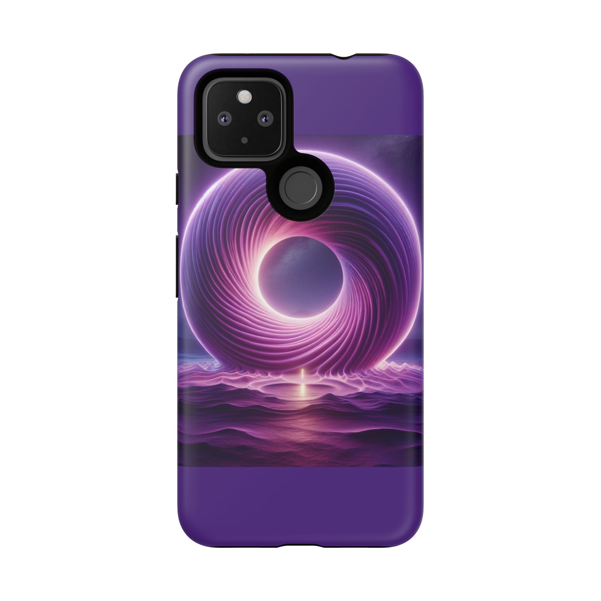 Colorful Phone Case with Swirling Design, Tough Phone Cover, Cosmic Phone Protector, Unique Gift for Tech Lovers, Stylish Smartphone Shell