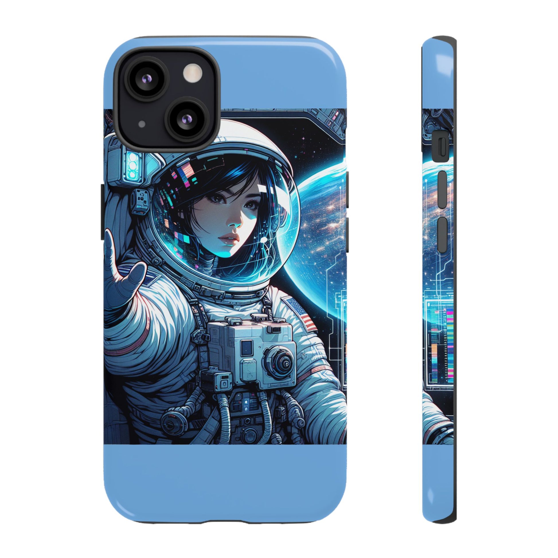 Astronaut Phone Case, Space-Themed Tough Case, Unique Gift for Science Lovers, Trendy Protection for Smartphones, Cool Tech Accessories
