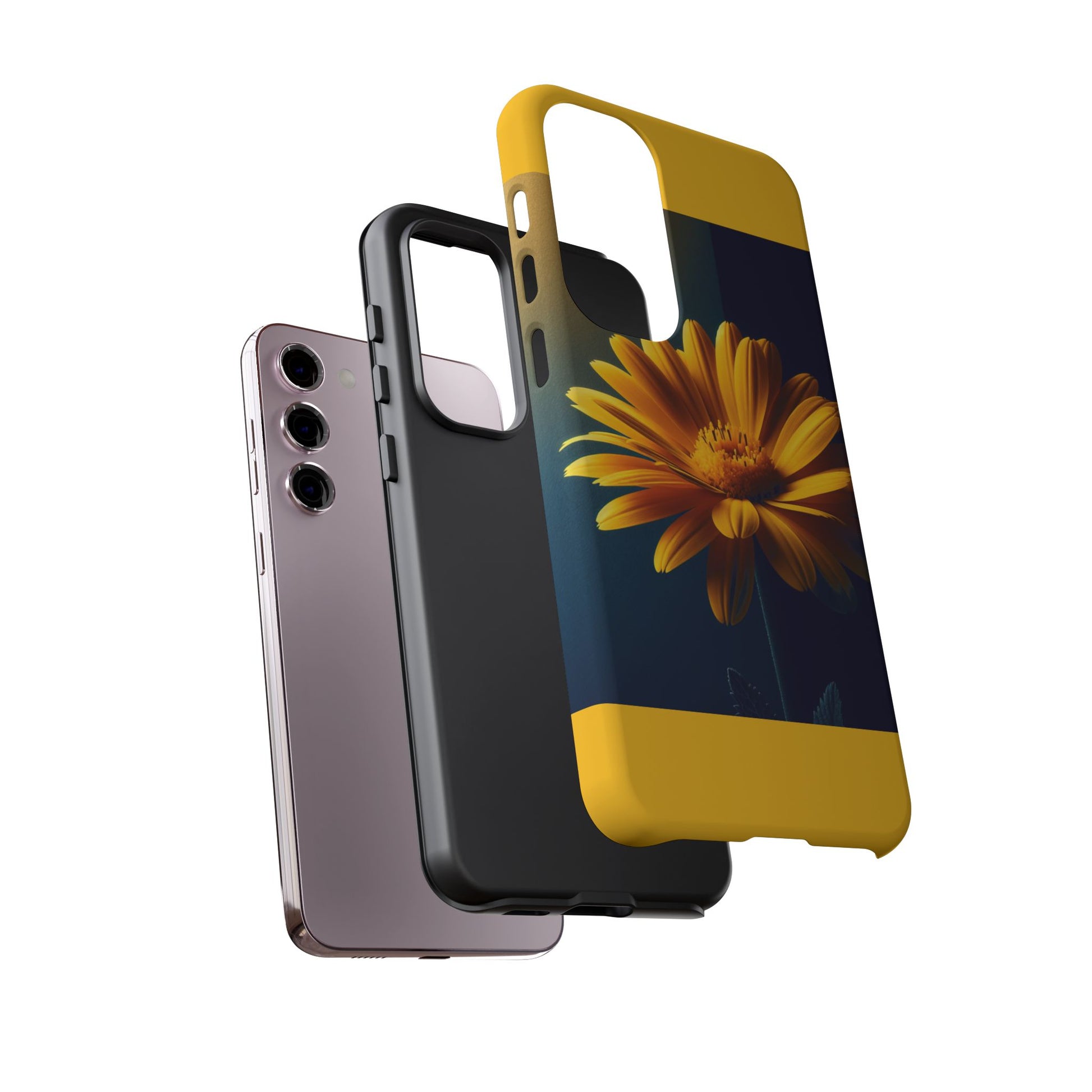 Bright Floral Phone Case | Tough Cases for Nature Lovers, Flower Design, Protective Cover, Gift for Her, Spring Accessories