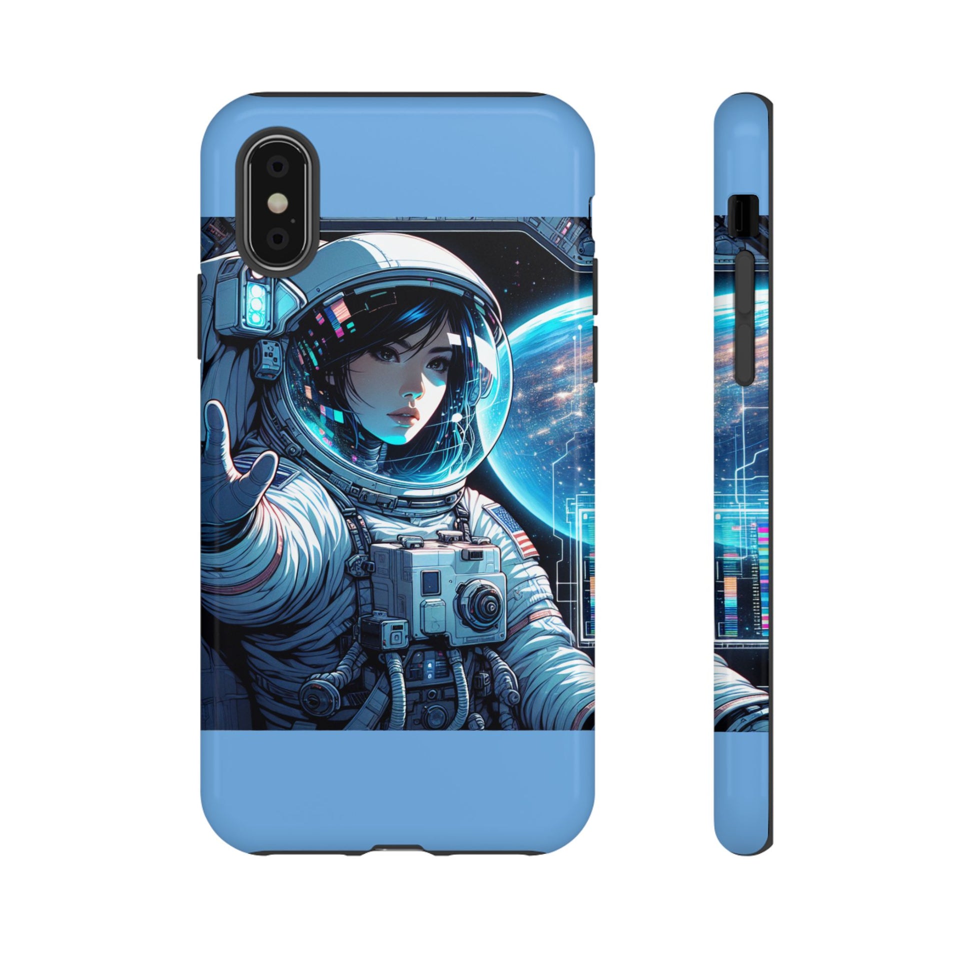 Astronaut Phone Case, Space-Themed Tough Case, Unique Gift for Science Lovers, Trendy Protection for Smartphones, Cool Tech Accessories