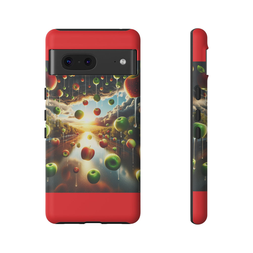 Vibrant Phone Case with Artistic Apple Design, Unique Gift for Art Lovers, Trendy Accessory for Any Occasion, Stylish Smartphone Cover