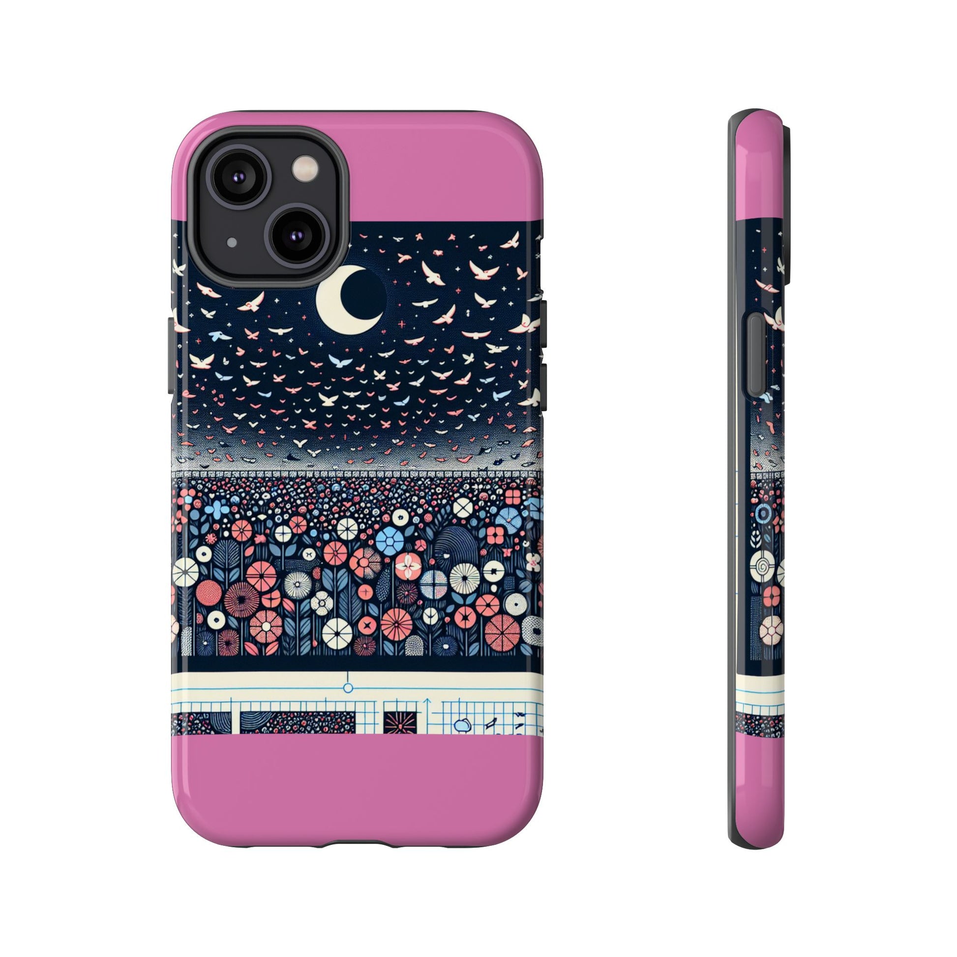 Floral Phone Case, Tough Cases for iPhone, Nature-Inspired Design, Gift for Her, Stylish Protection, Trending Accessory