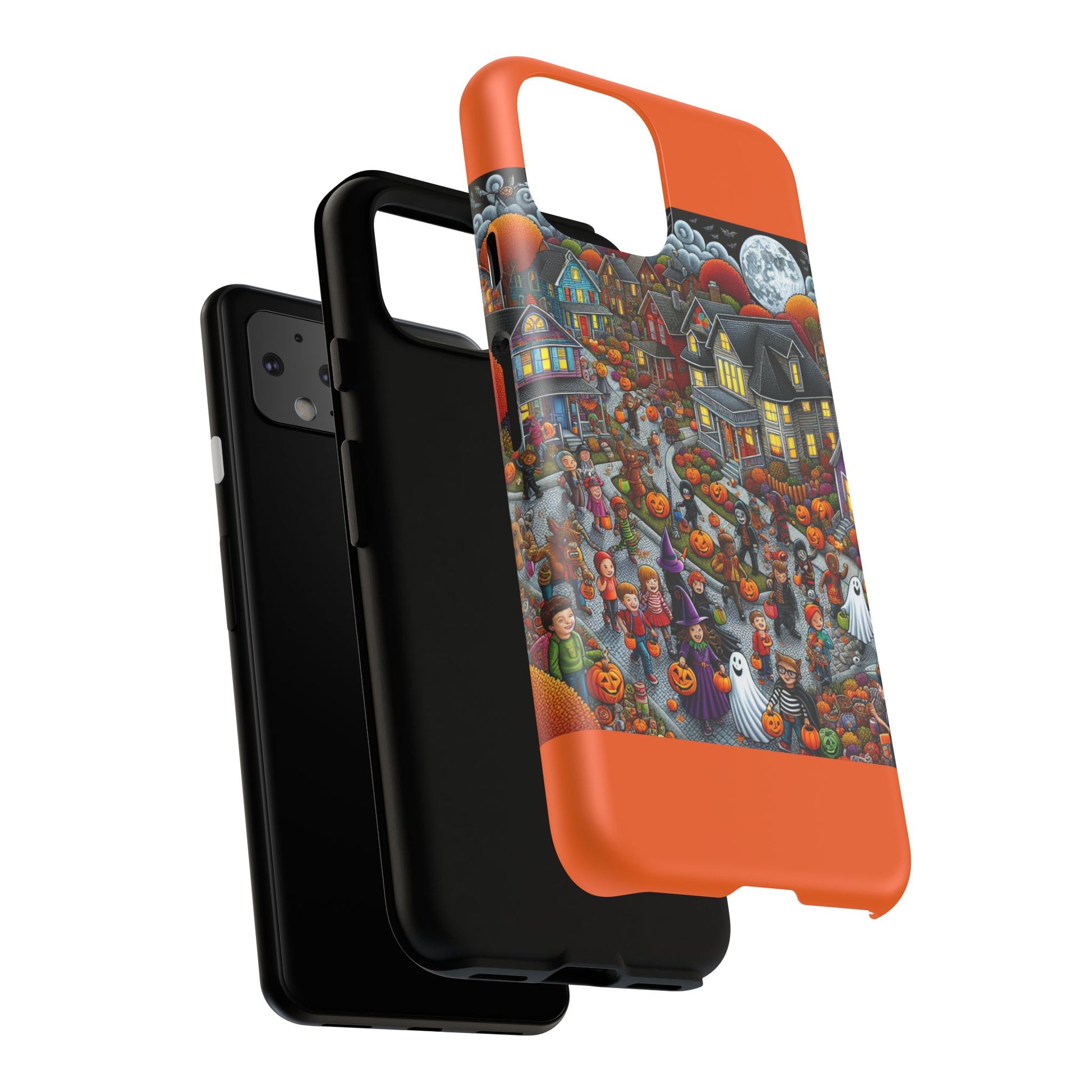 Halloween Phone Case, Tough Cases for Spooky Season, Fall Decor, Trick or Treat, Pumpkin Lovers, Ghost Design