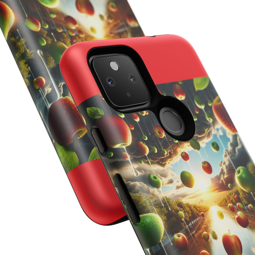 Vibrant Phone Case with Artistic Apple Design, Unique Gift for Art Lovers, Trendy Accessory for Any Occasion, Stylish Smartphone Cover