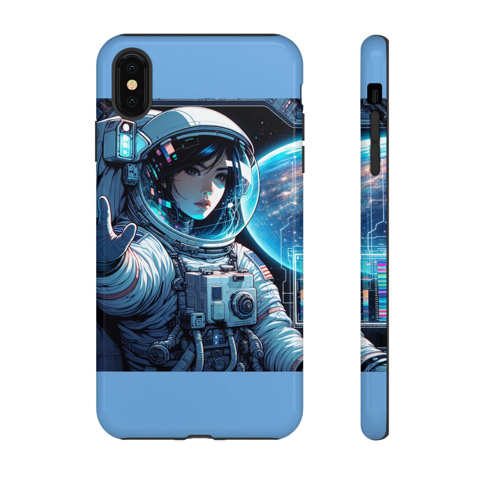 Astronaut Phone Case, Space-Themed Tough Case, Unique Gift for Science Lovers, Trendy Protection for Smartphones, Cool Tech Accessories