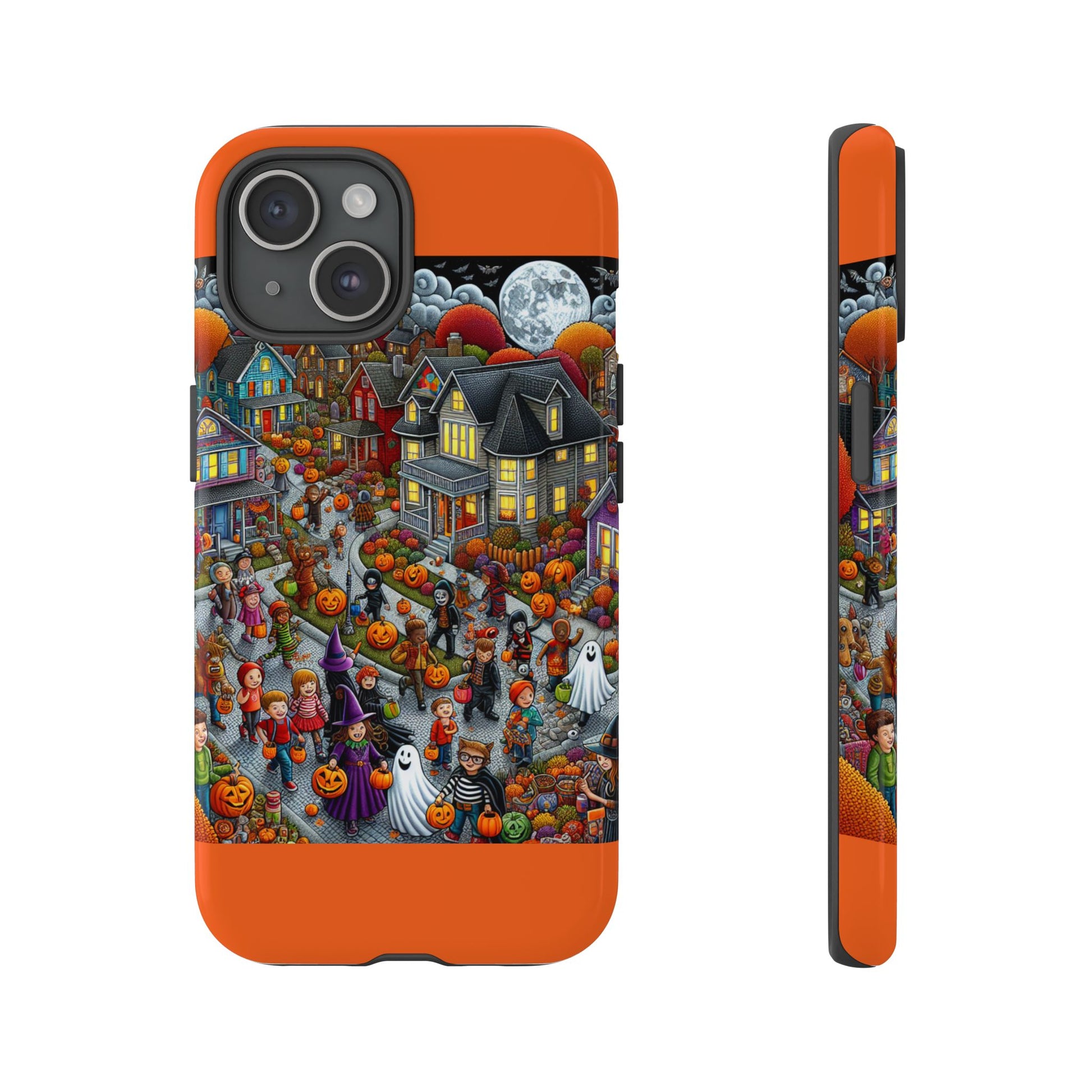 Halloween Phone Case, Tough Cases for Spooky Season, Fall Decor, Trick or Treat, Pumpkin Lovers, Ghost Design