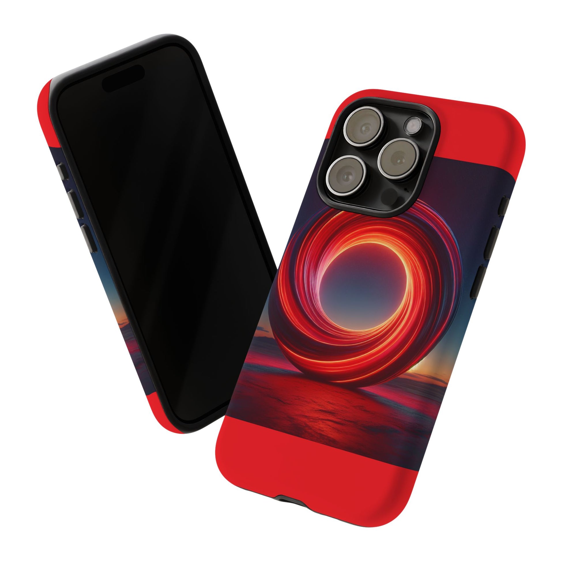 Vibrant Phone Case with Abstract Design, Tough Cases for Tech Lovers, Sleek Protection, Gift for Friends, Customizable Mobile Accessory