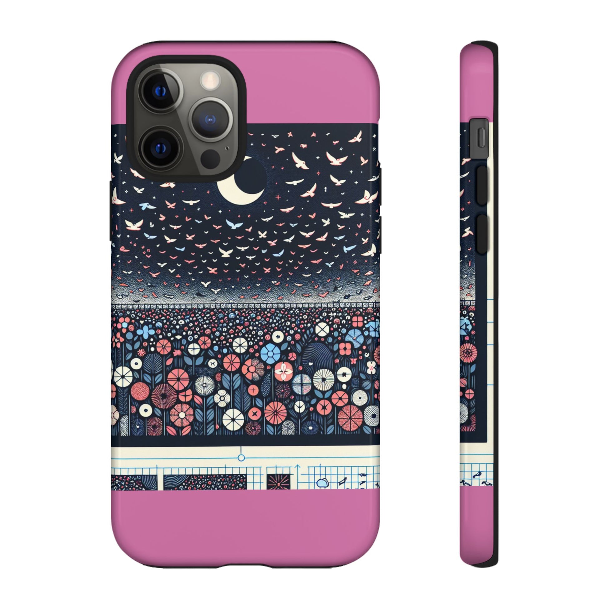 Floral Phone Case, Tough Cases for iPhone, Nature-Inspired Design, Gift for Her, Stylish Protection, Trending Accessory