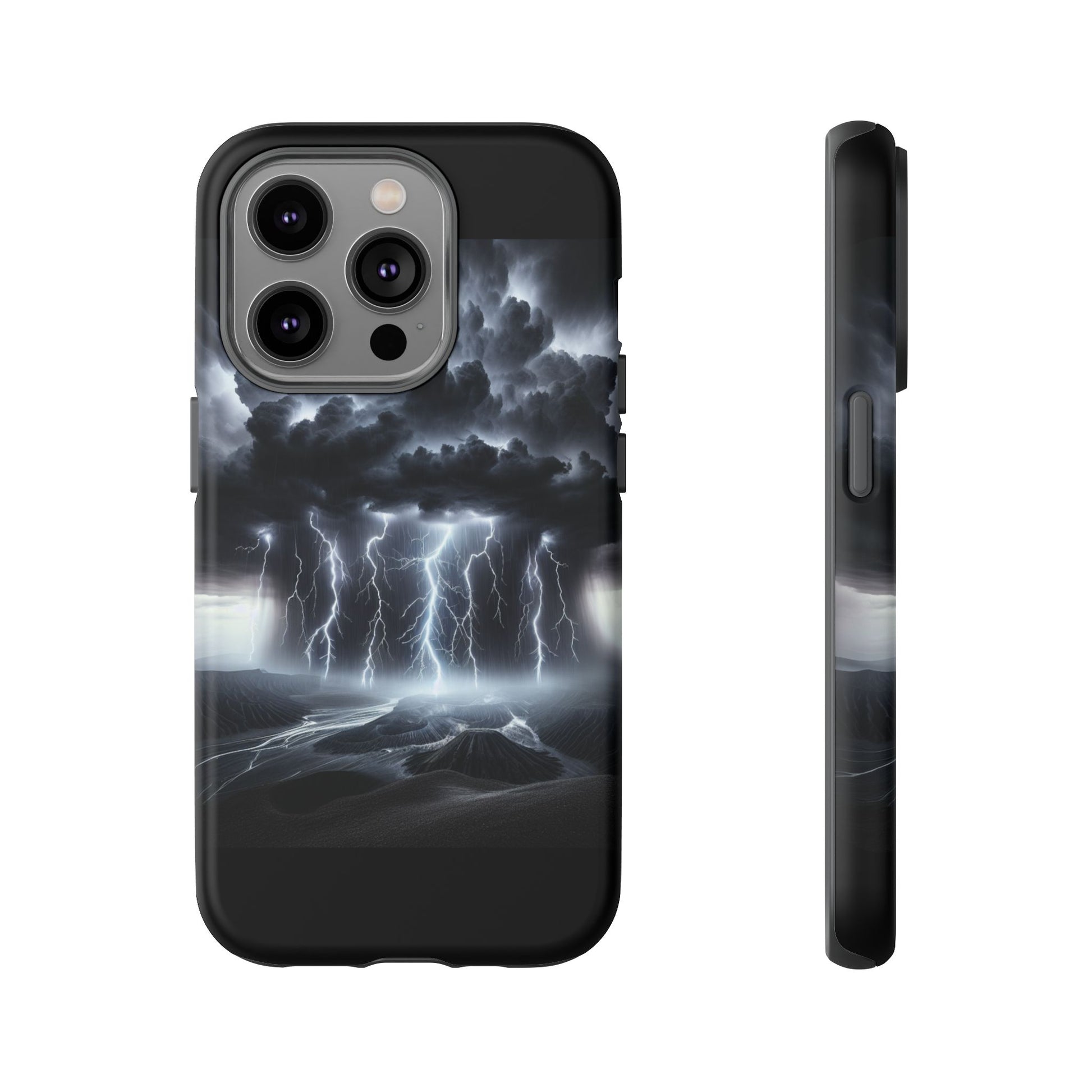 Tough Cases for the Bold: Stormy Thunder Phone Case, Lightning Protection, Durable Cover for Adventurers, Unique Gift for Nature [...]