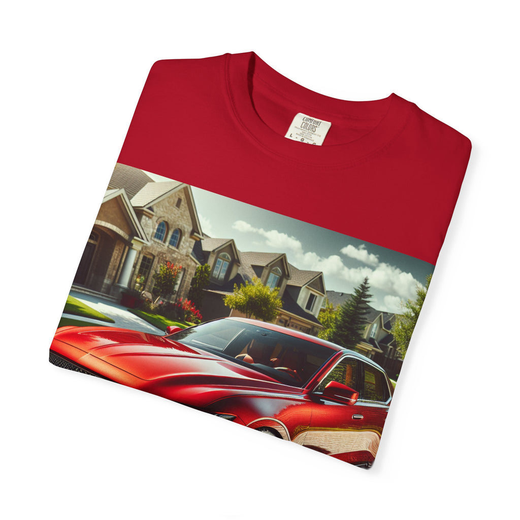 Sleek Car Graphic T-Shirt - Unisex Fashion Tee for Car Lovers, Perfect Gift for Birthdays, Car Shows, and Road Trips