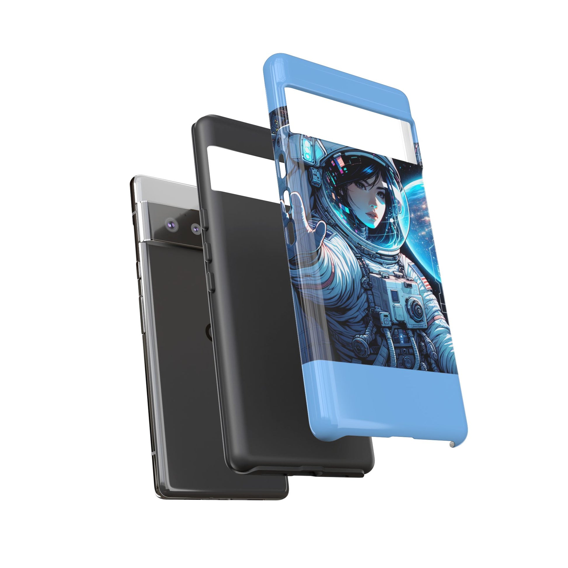 Astronaut Phone Case, Space-Themed Tough Case, Unique Gift for Science Lovers, Trendy Protection for Smartphones, Cool Tech Accessories