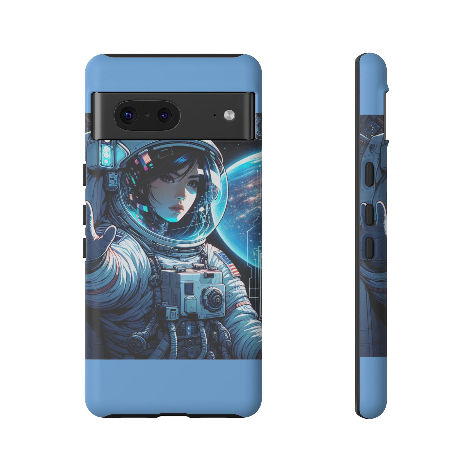 Astronaut Phone Case, Space-Themed Tough Case, Unique Gift for Science Lovers, Trendy Protection for Smartphones, Cool Tech Accessories