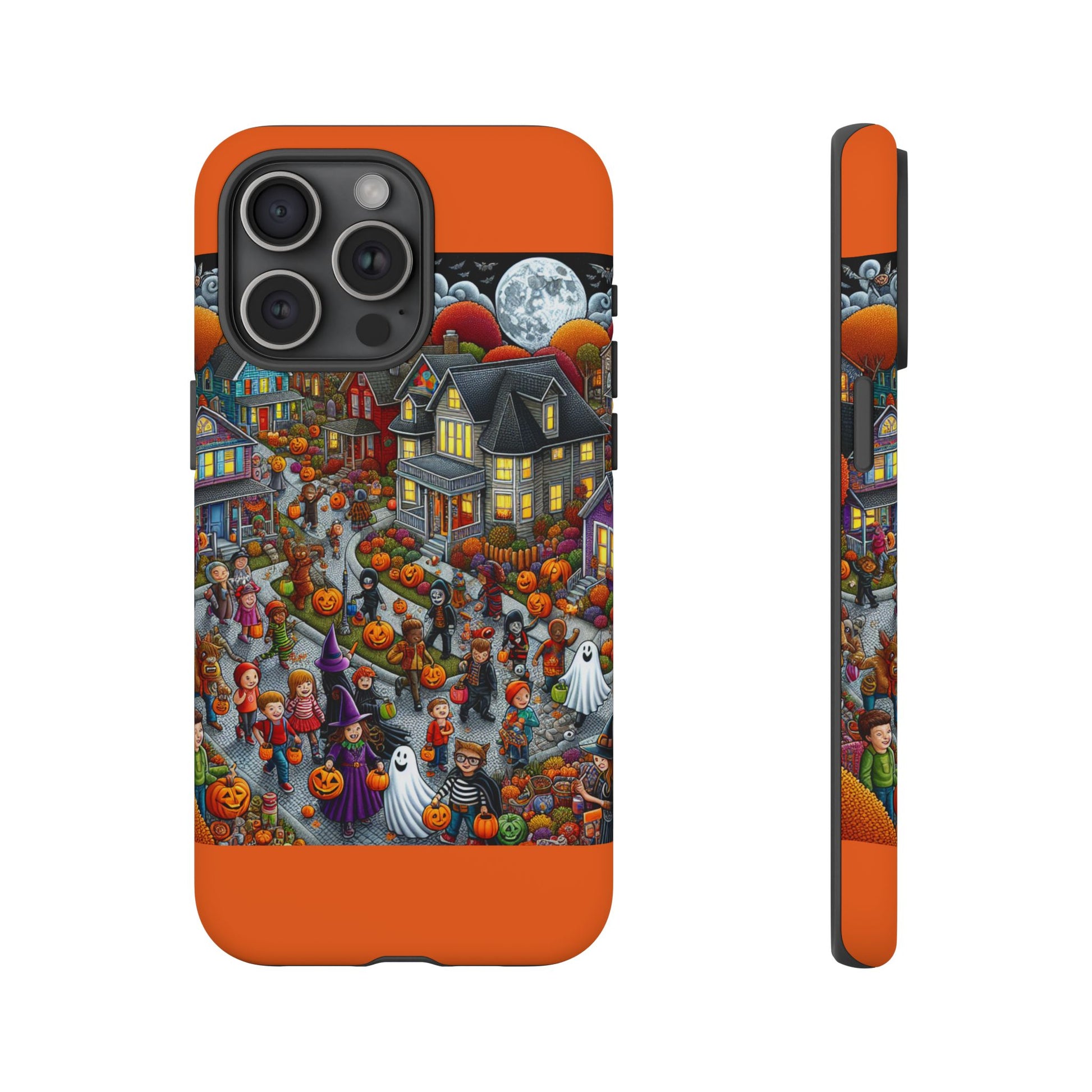 Halloween Phone Case, Tough Cases for Spooky Season, Fall Decor, Trick or Treat, Pumpkin Lovers, Ghost Design
