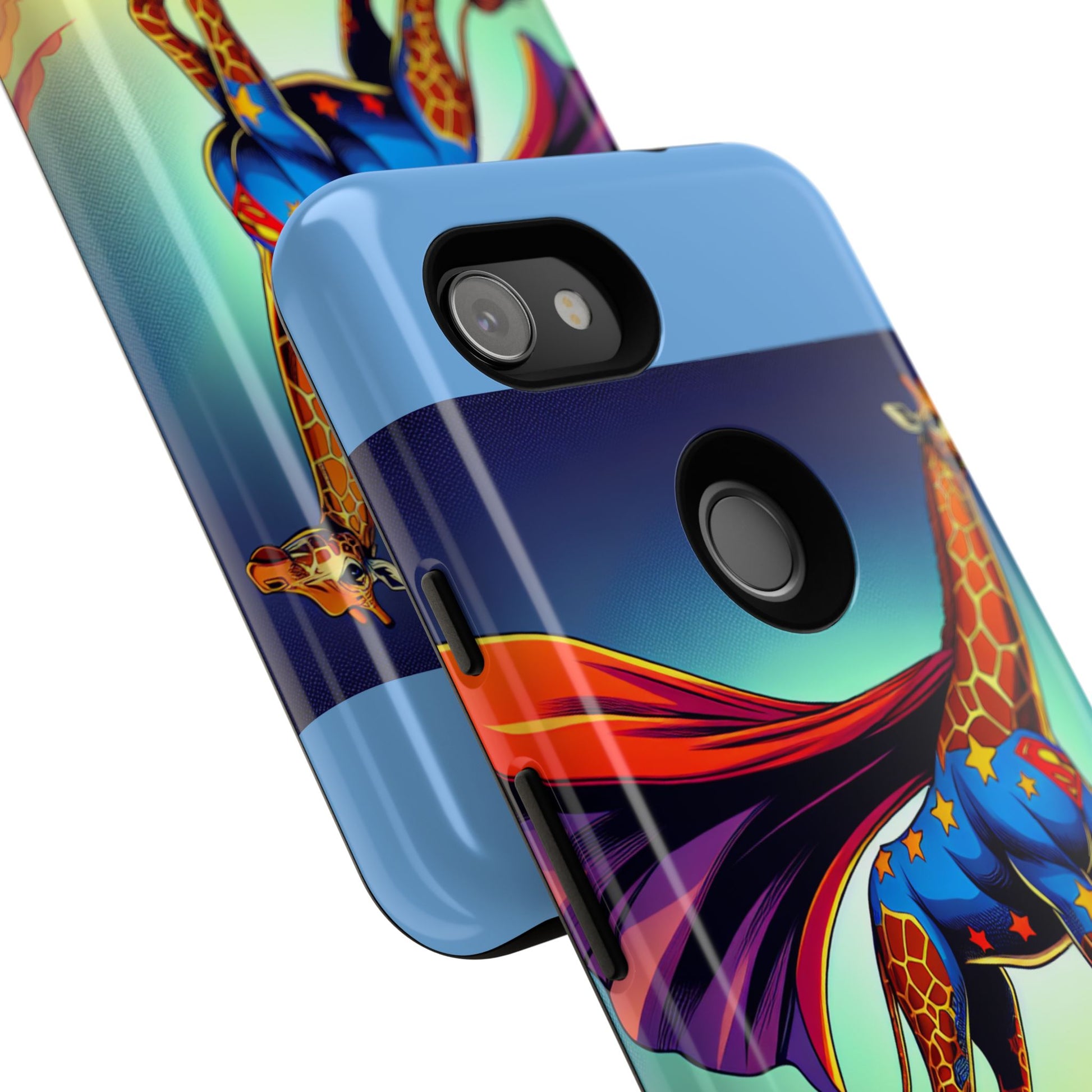 Superhero Giraffe Phone Case | Tough Cases, Unique Gifts, Animal Lover Accessories, Fun Tech Protectors, Cute Phone Covers, Birthday Gift
