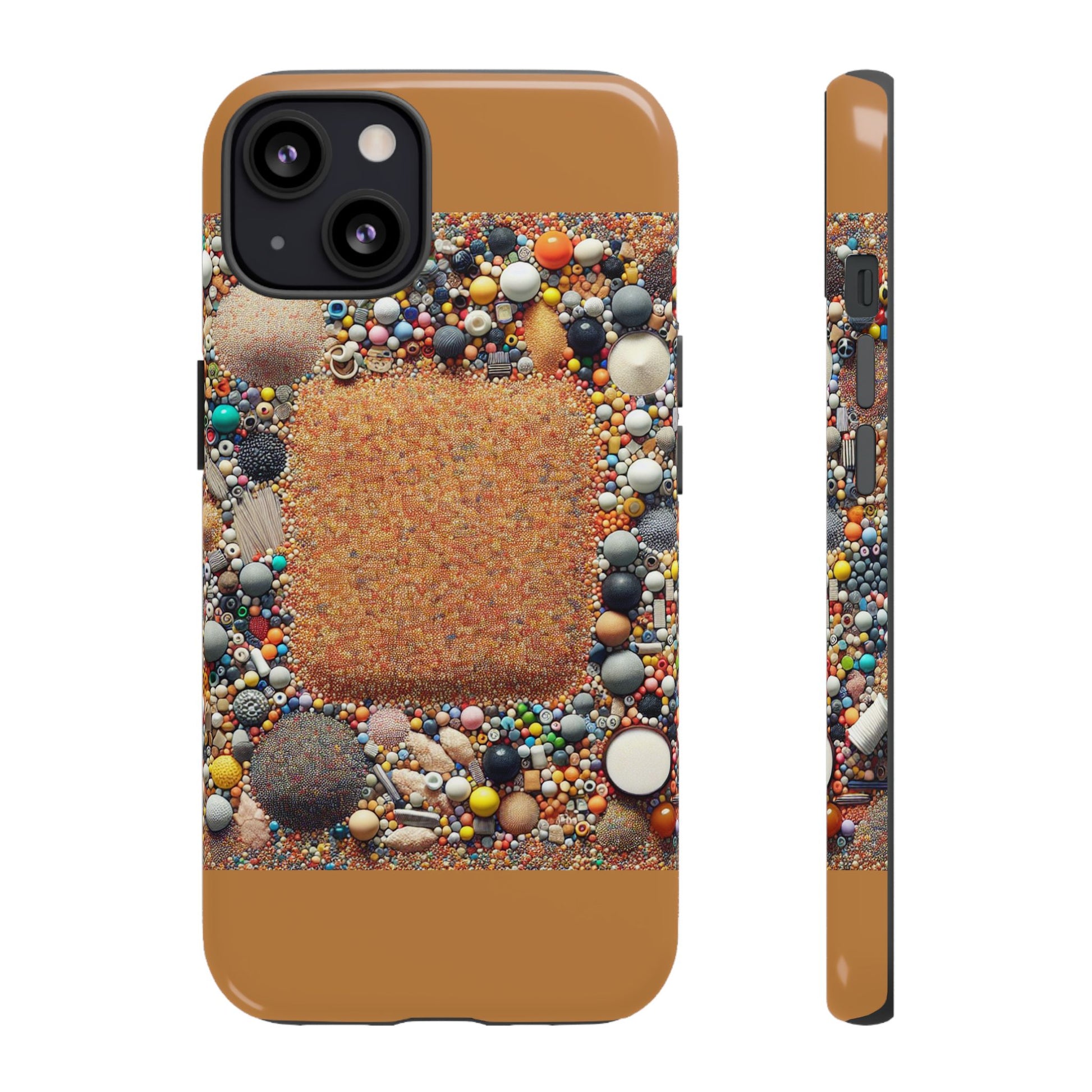 Colorful Phone Case with Unique Texture, Tough Case, Phone Accessory, Trendy Design, Gift for Tech Lovers, Durable Protection