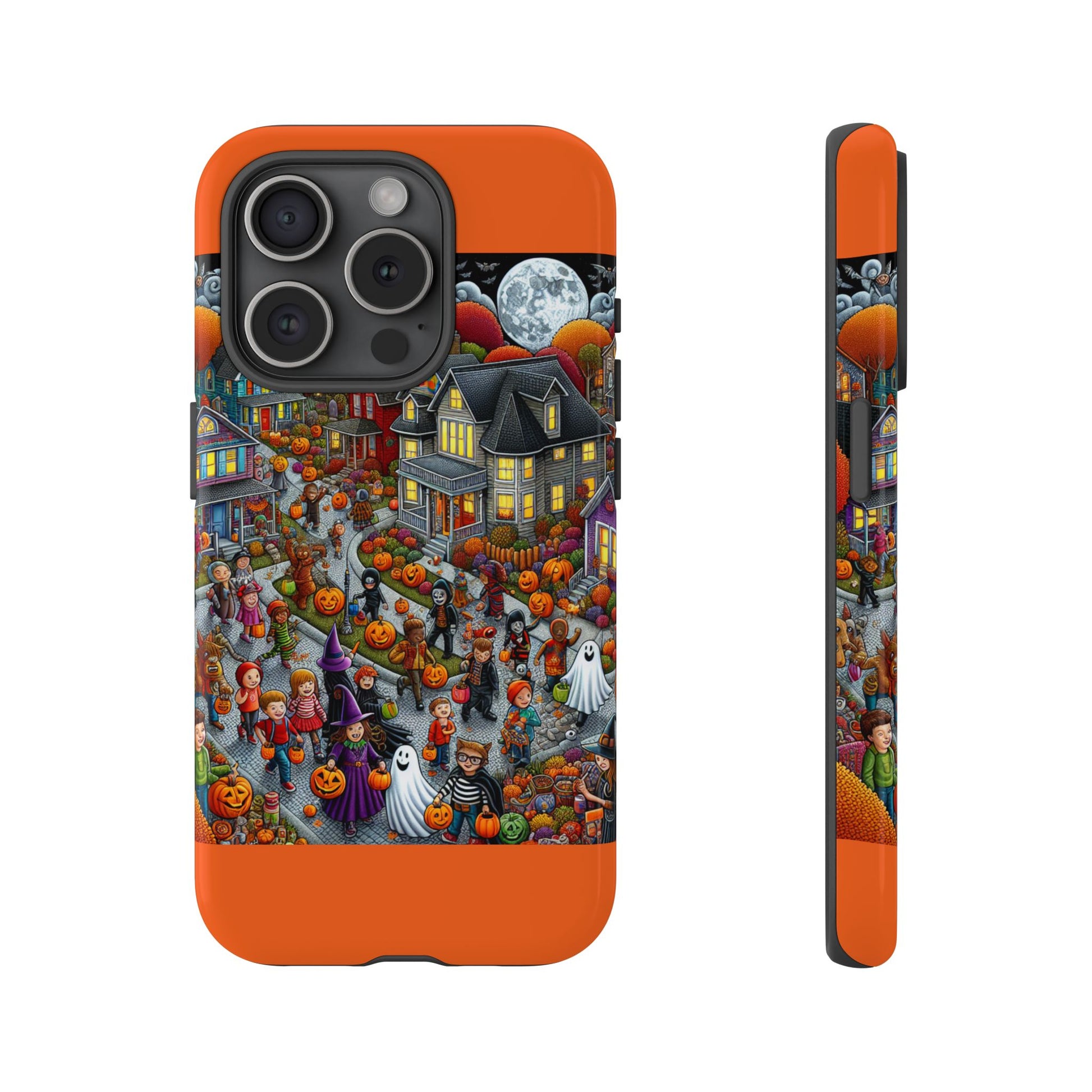 Halloween Phone Case, Tough Cases for Spooky Season, Fall Decor, Trick or Treat, Pumpkin Lovers, Ghost Design