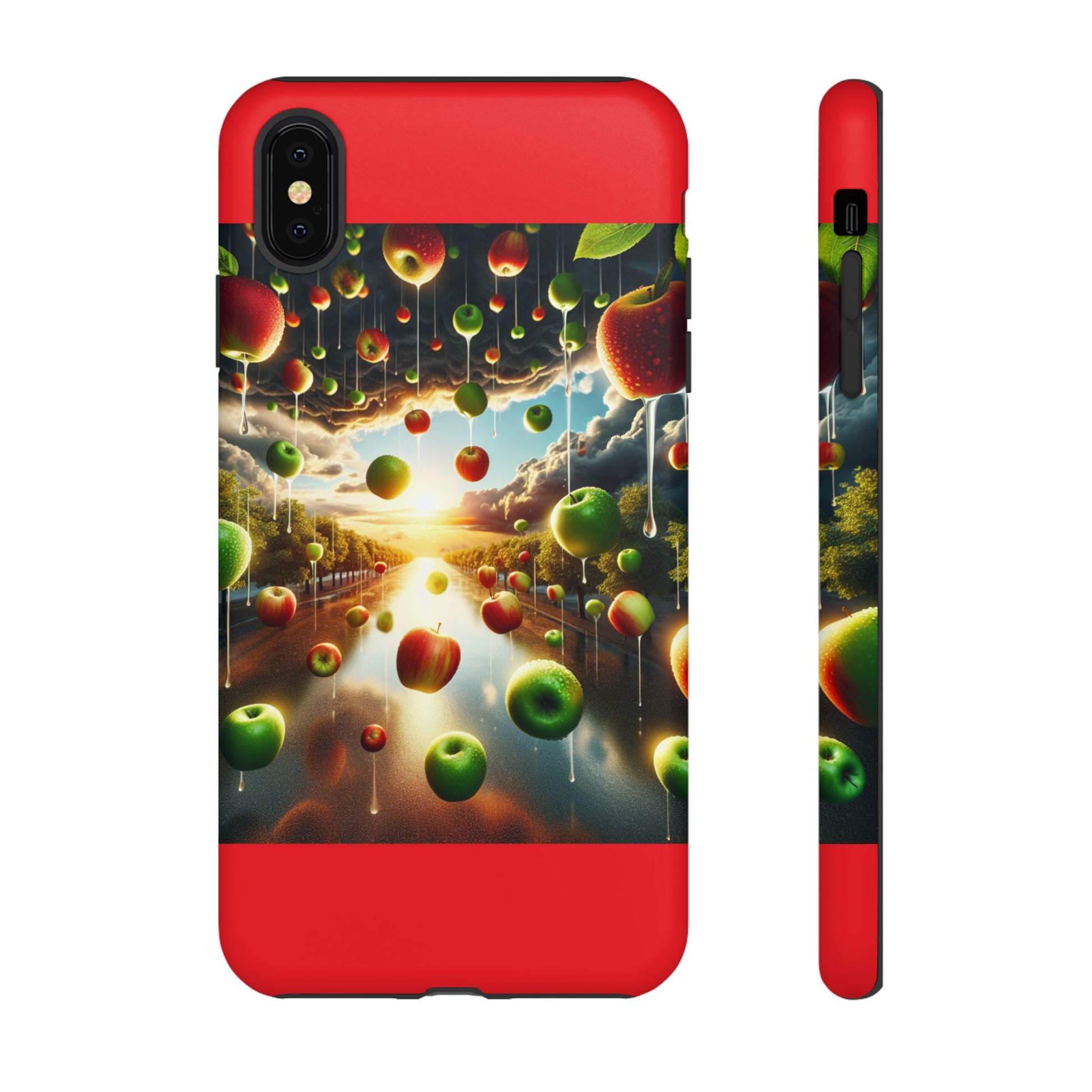 Vibrant Phone Case with Artistic Apple Design, Unique Gift for Art Lovers, Trendy Accessory for Any Occasion, Stylish Smartphone Cover