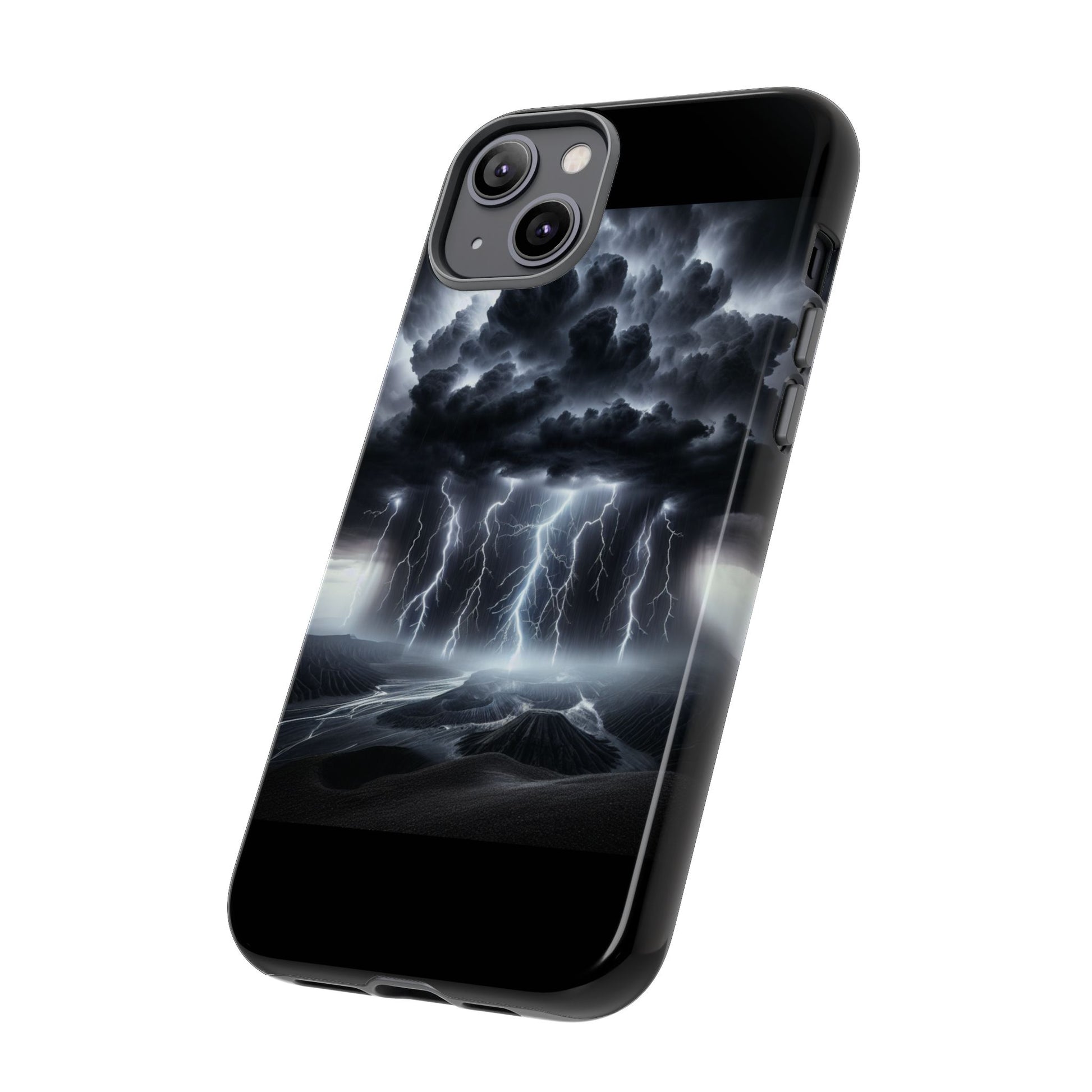 Tough Cases for the Bold: Stormy Thunder Phone Case, Lightning Protection, Durable Cover for Adventurers, Unique Gift for Nature [...]