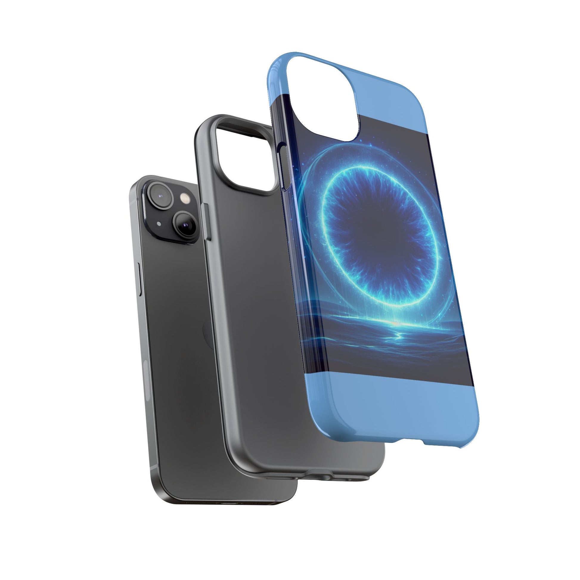 Blue Galaxy Phone Case, Tough Phone Cover, Cosmic Protection Case, Space Design, Gift for Space Lovers