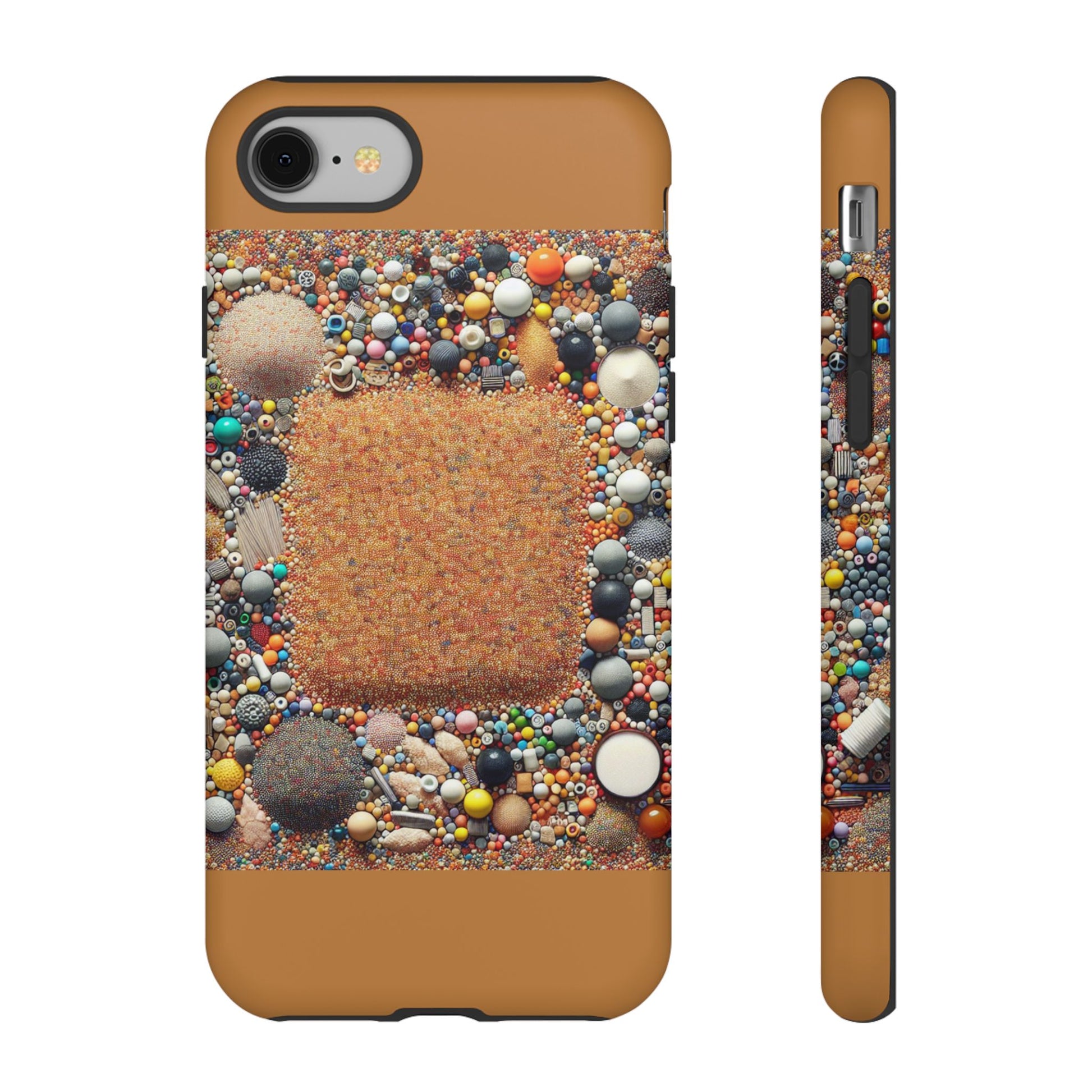 Colorful Phone Case with Unique Texture, Tough Case, Phone Accessory, Trendy Design, Gift for Tech Lovers, Durable Protection