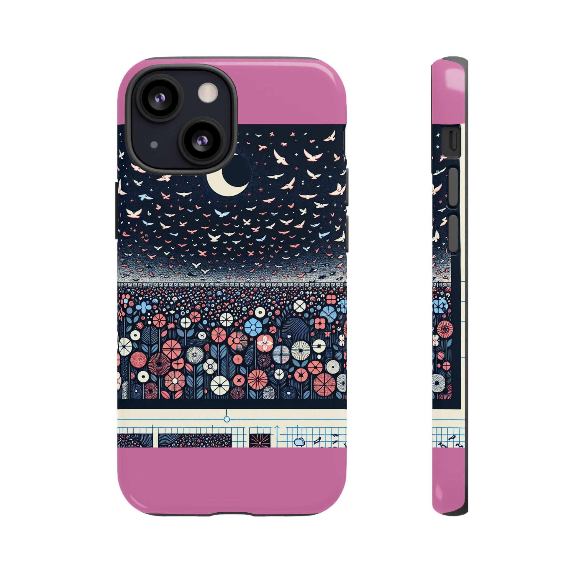 Floral Phone Case, Tough Cases for iPhone, Nature-Inspired Design, Gift for Her, Stylish Protection, Trending Accessory