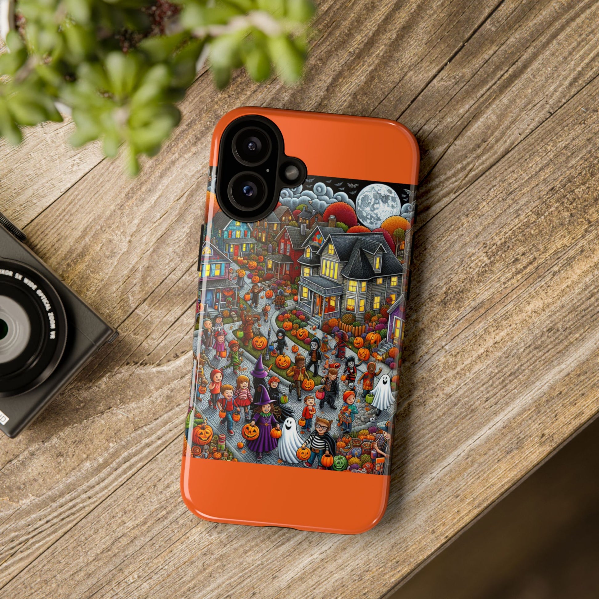 Halloween Phone Case, Tough Cases for Spooky Season, Fall Decor, Trick or Treat, Pumpkin Lovers, Ghost Design