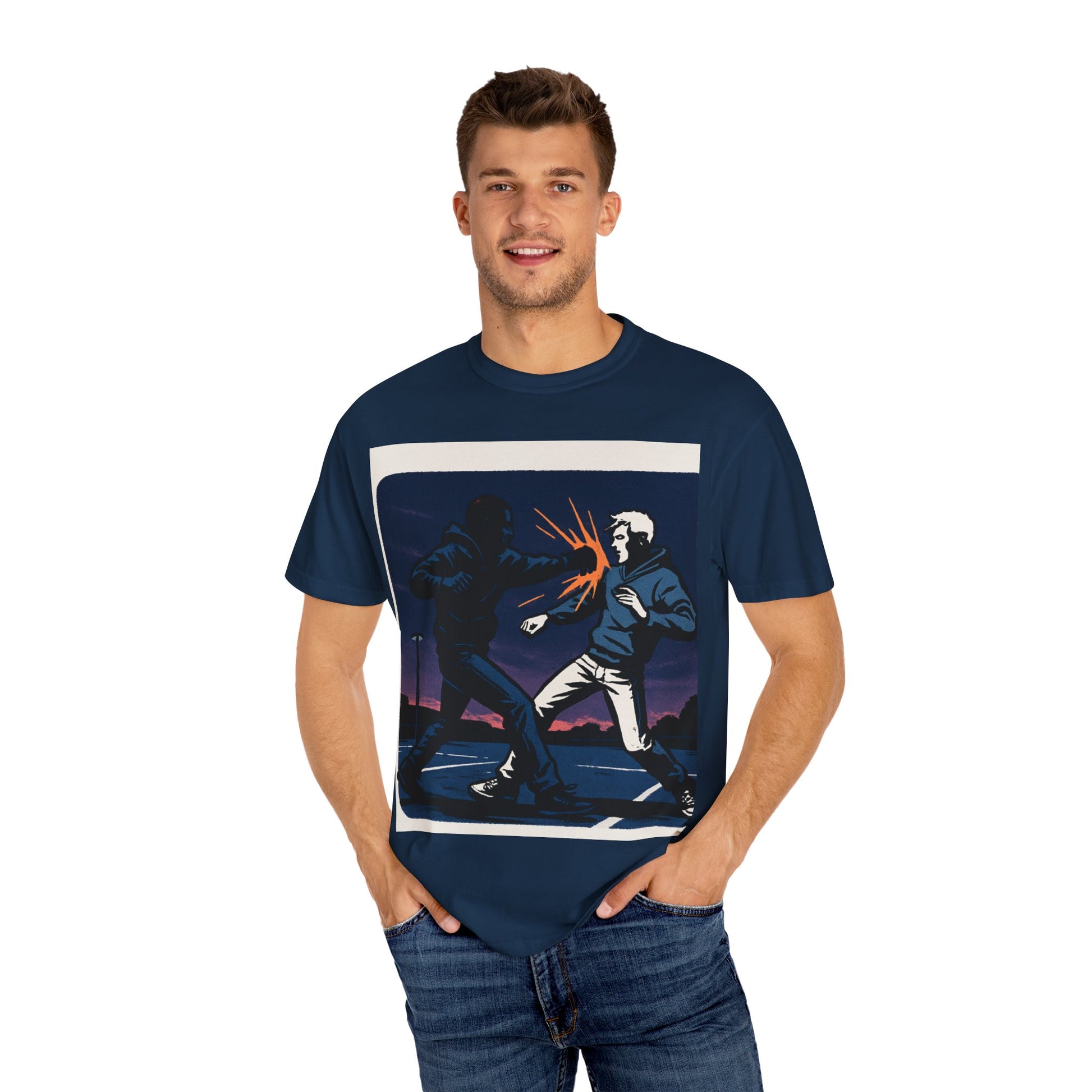Retro Fight Night Unisex T-Shirt - Vintage Graphic Tee