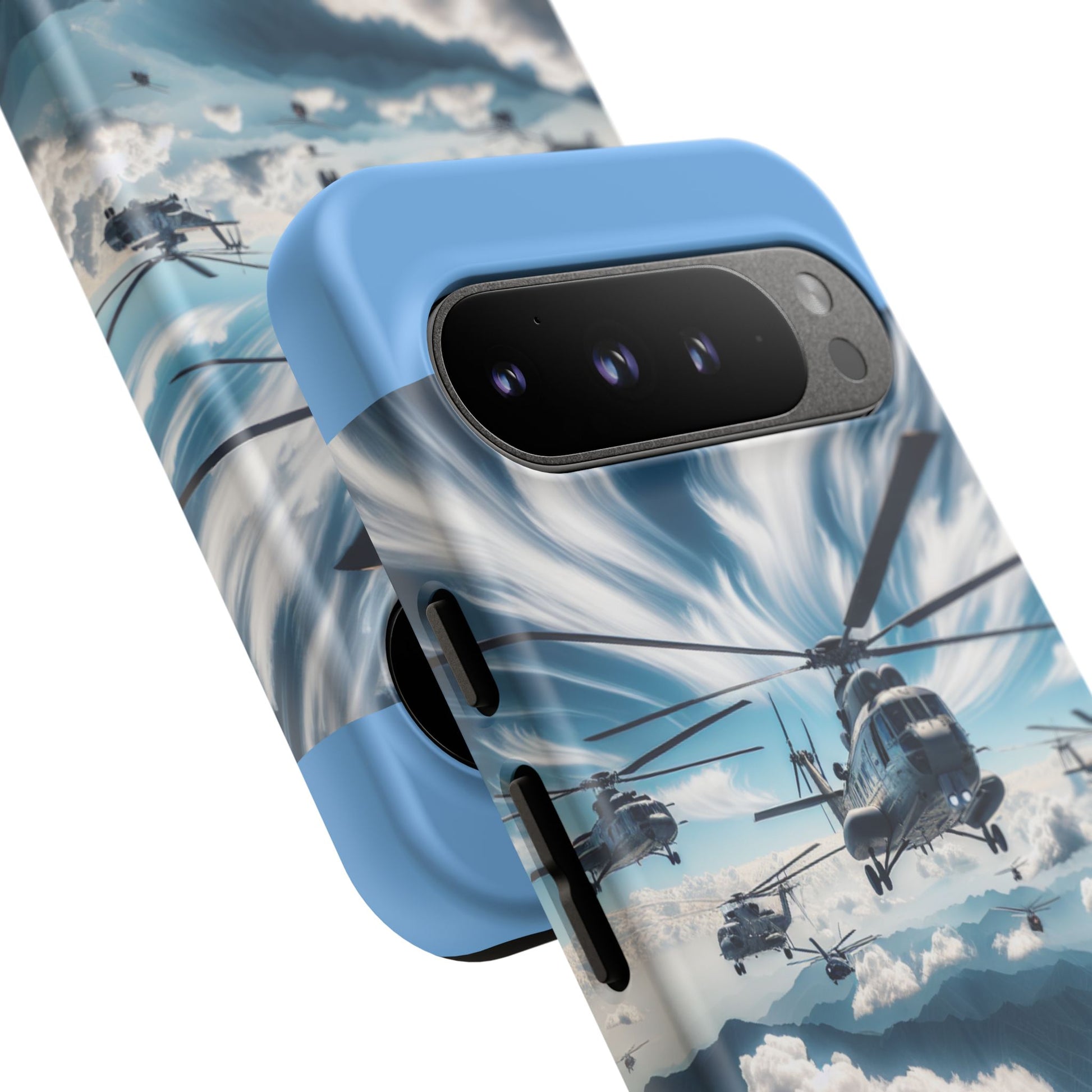 Tough Cases - Helicopter Design Phone Case, Military Style Cover, Unique Gift for Aviation Lovers, Durable Phone Protector, Hobbyist [...]