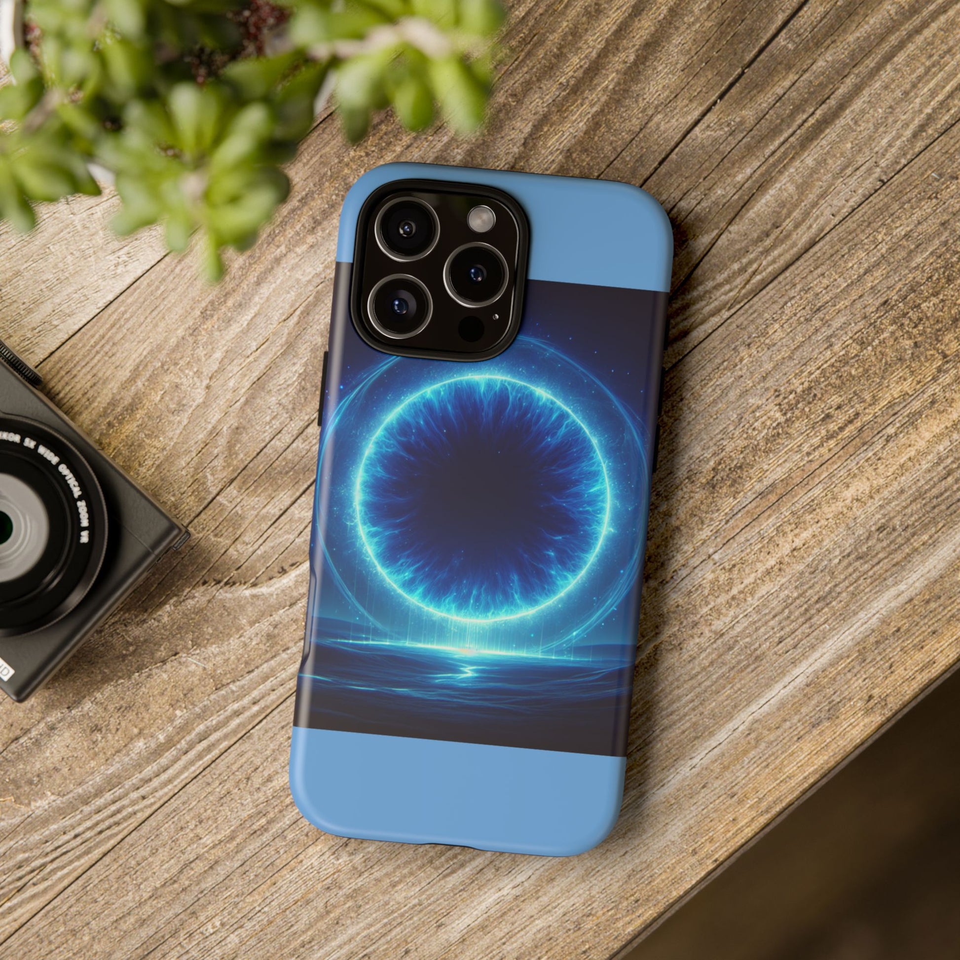 Blue Galaxy Phone Case, Tough Phone Cover, Cosmic Protection Case, Space Design, Gift for Space Lovers