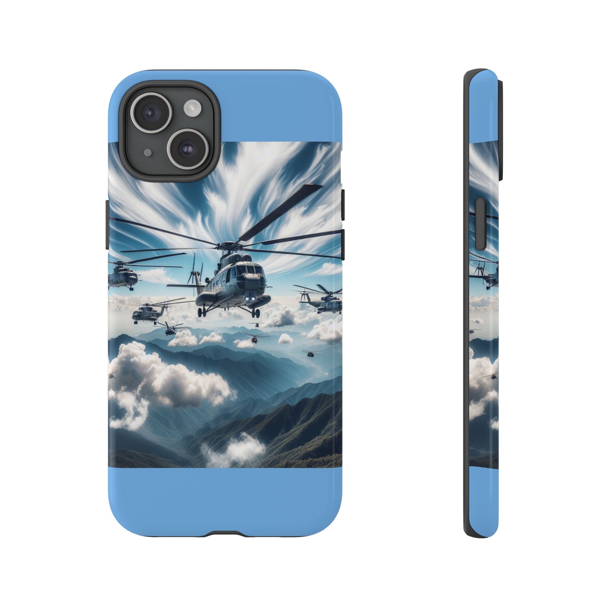 Tough Cases - Helicopter Design Phone Case, Military Style Cover, Unique Gift for Aviation Lovers, Durable Phone Protector, Hobbyist [...]