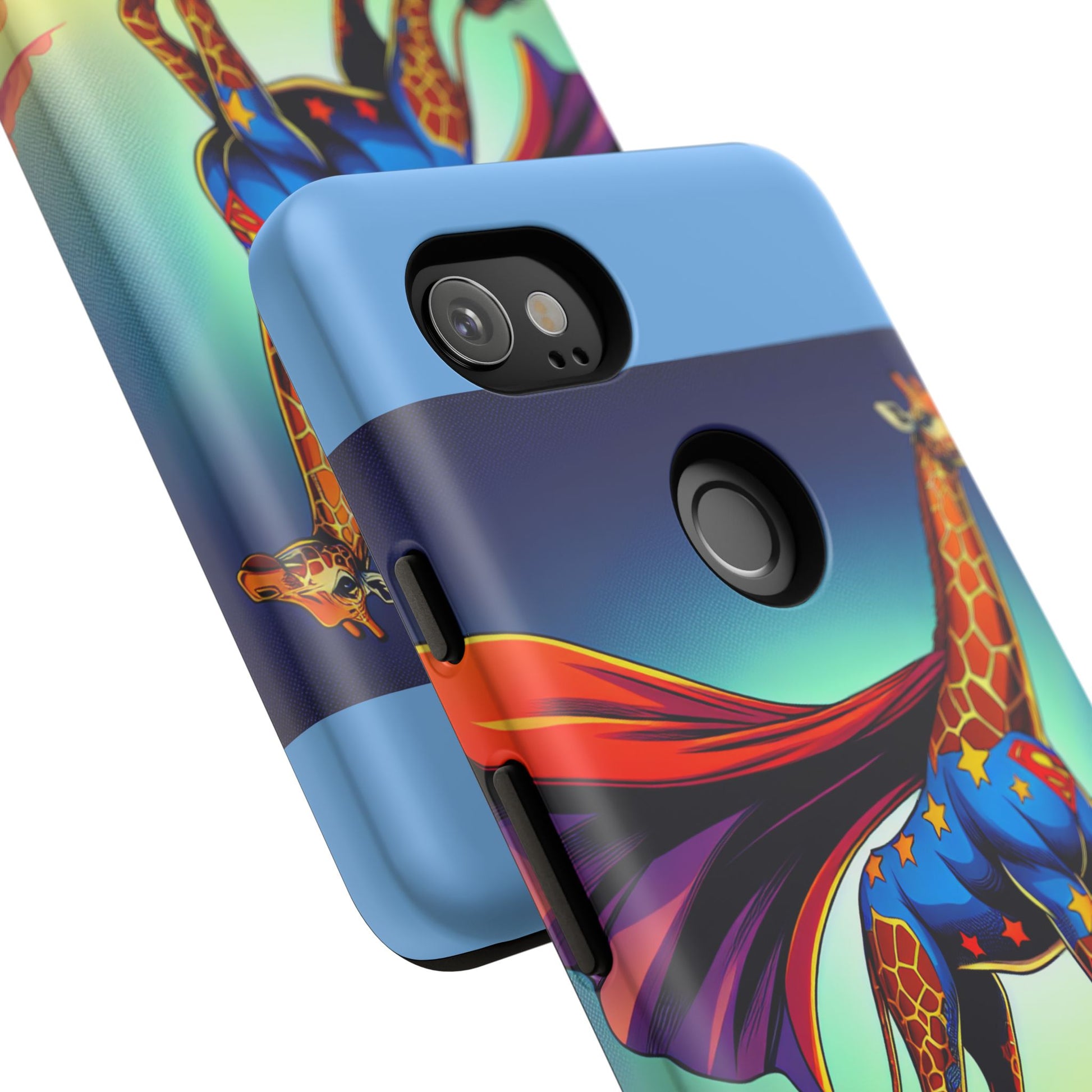 Superhero Giraffe Phone Case | Tough Cases, Unique Gifts, Animal Lover Accessories, Fun Tech Protectors, Cute Phone Covers, Birthday Gift