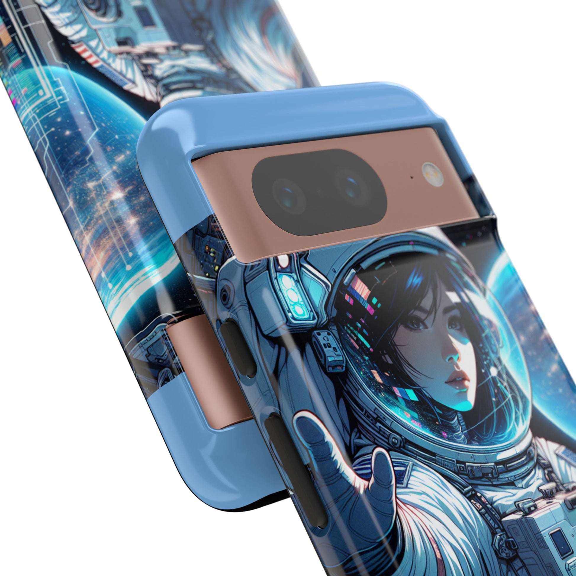 Astronaut Phone Case, Space-Themed Tough Case, Unique Gift for Science Lovers, Trendy Protection for Smartphones, Cool Tech Accessories