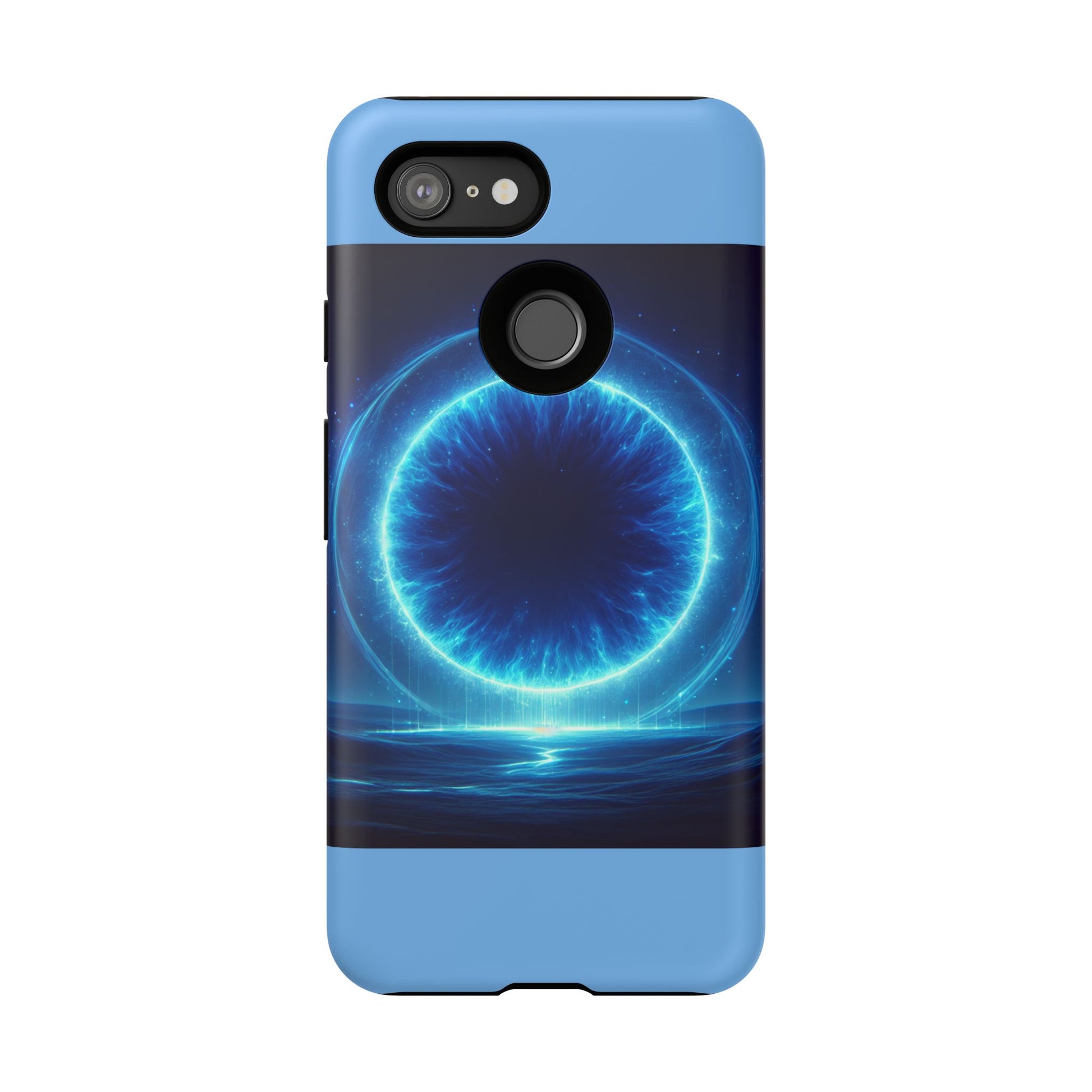 Blue Galaxy Phone Case, Tough Phone Cover, Cosmic Protection Case, Space Design, Gift for Space Lovers