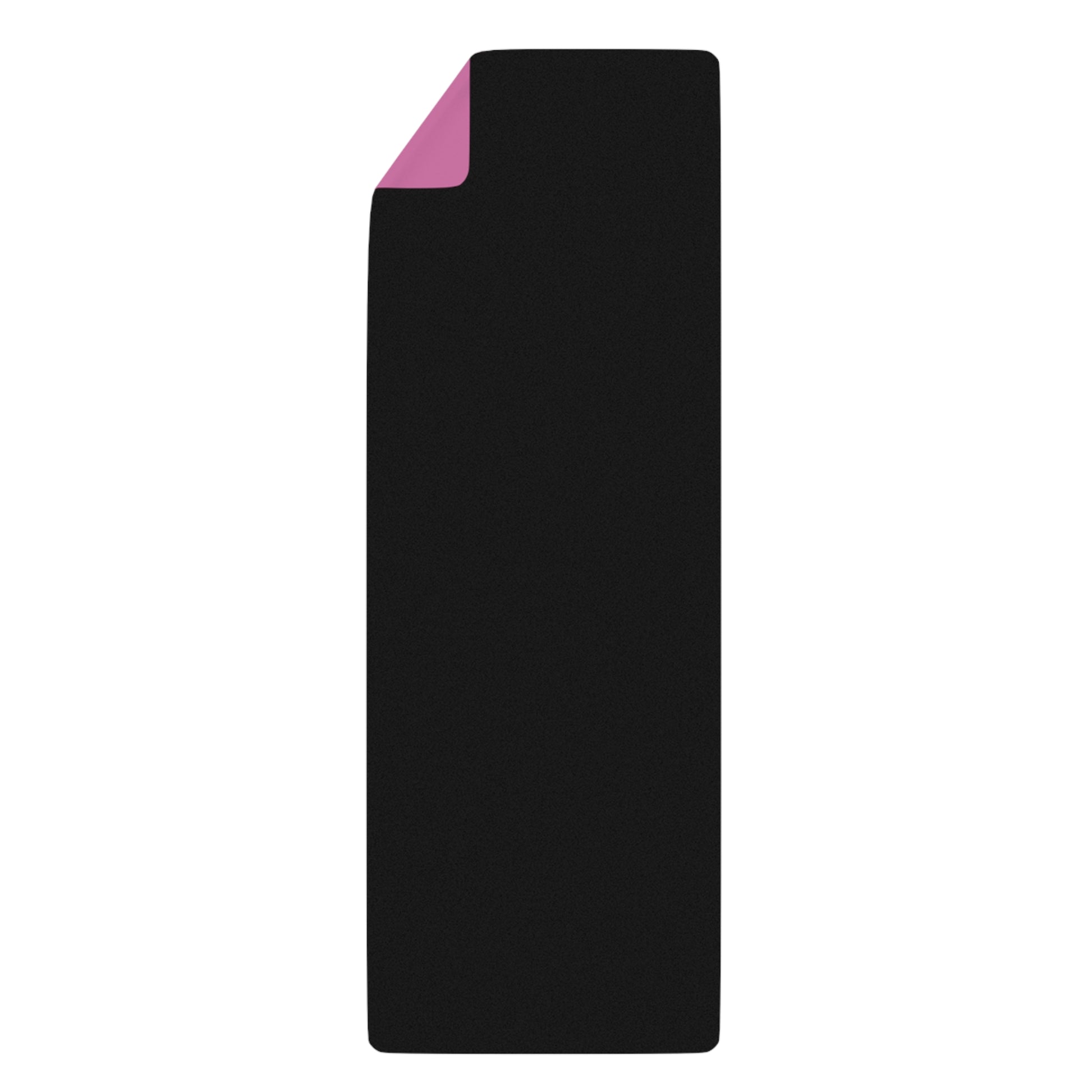 Pink Flower Yoga Mat - Small But Fierce, Fitness Gift, Yoga Accessory, Mindfulness, Home Workout