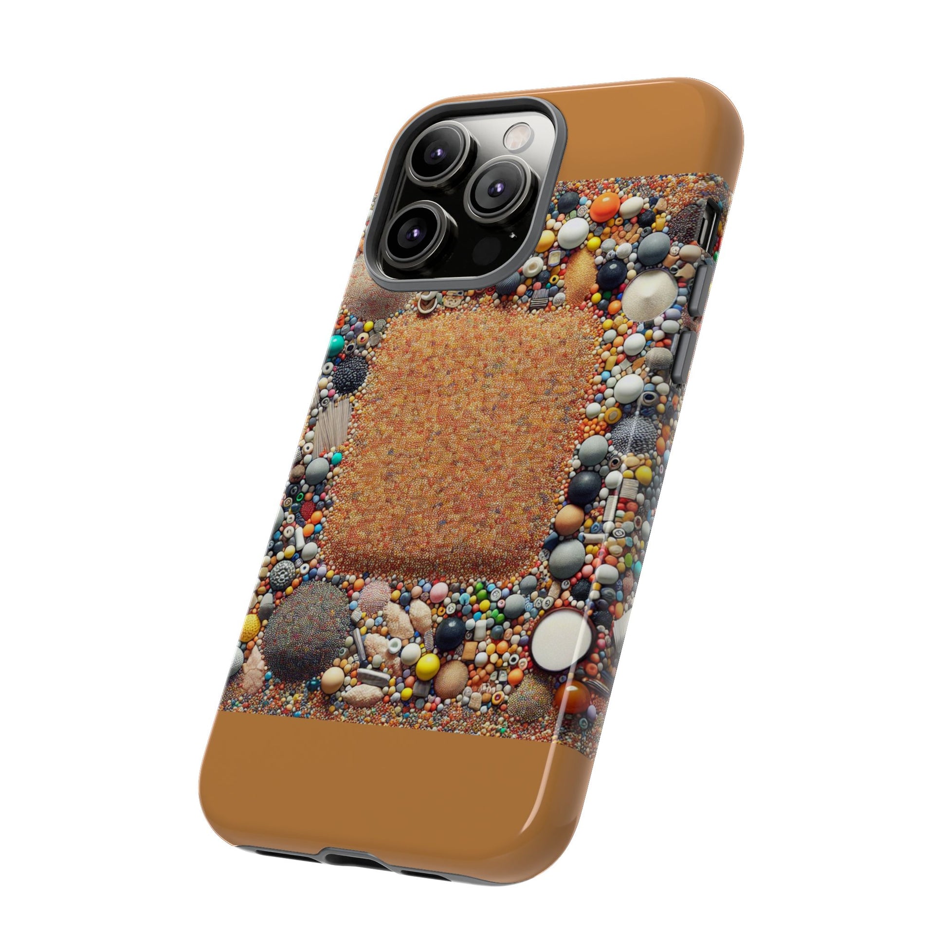 Colorful Phone Case with Unique Texture, Tough Case, Phone Accessory, Trendy Design, Gift for Tech Lovers, Durable Protection