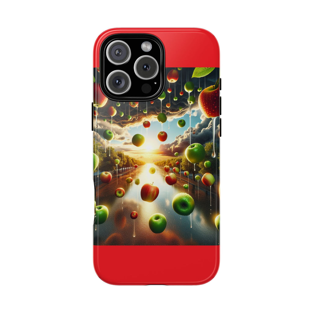 Vibrant Phone Case with Artistic Apple Design, Unique Gift for Art Lovers, Trendy Accessory for Any Occasion, Stylish Smartphone Cover