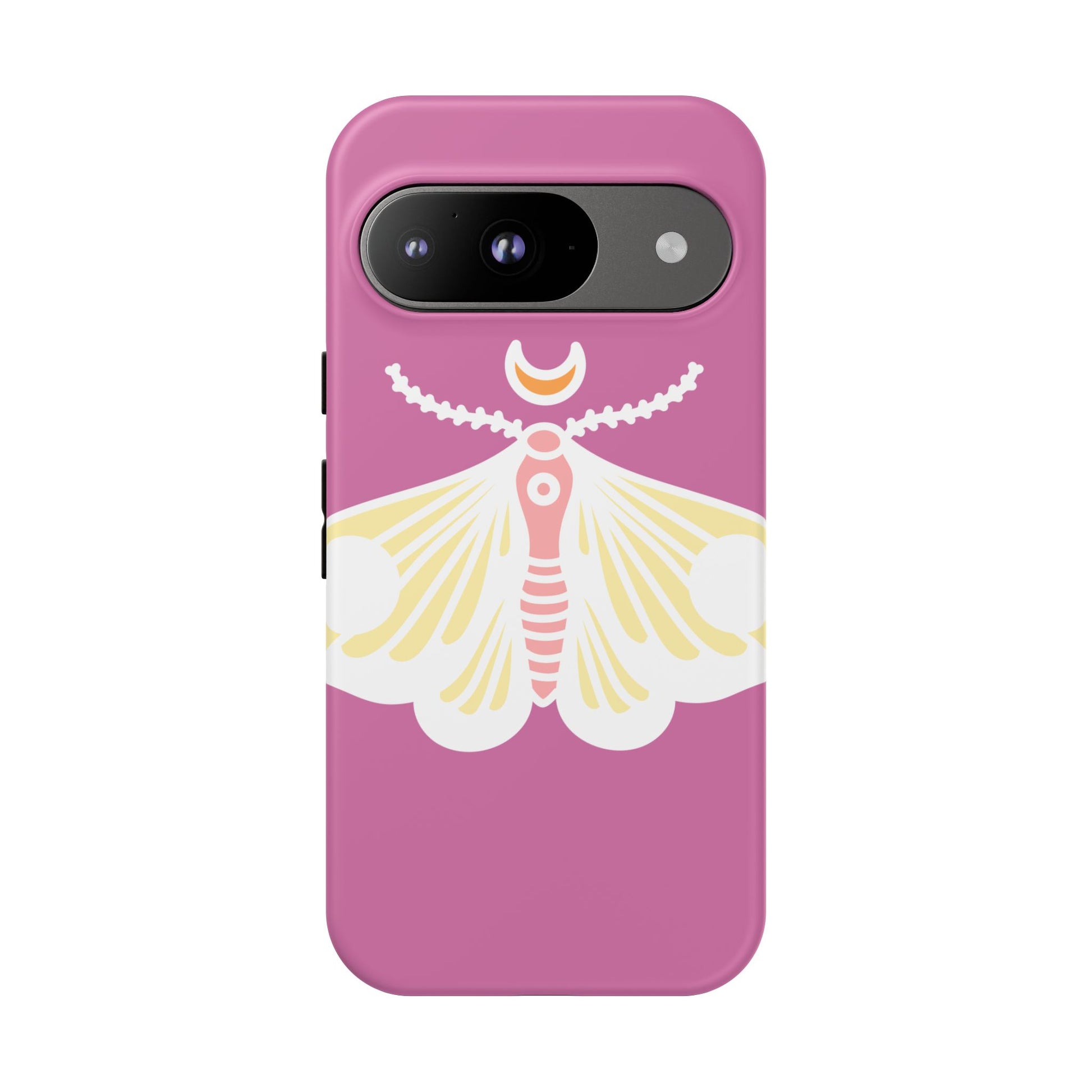 Colorful Moth Phone Case | Tough Cases for iPhone, Unique Gift, Nature Lovers, Boho Style, Trendy Accessories