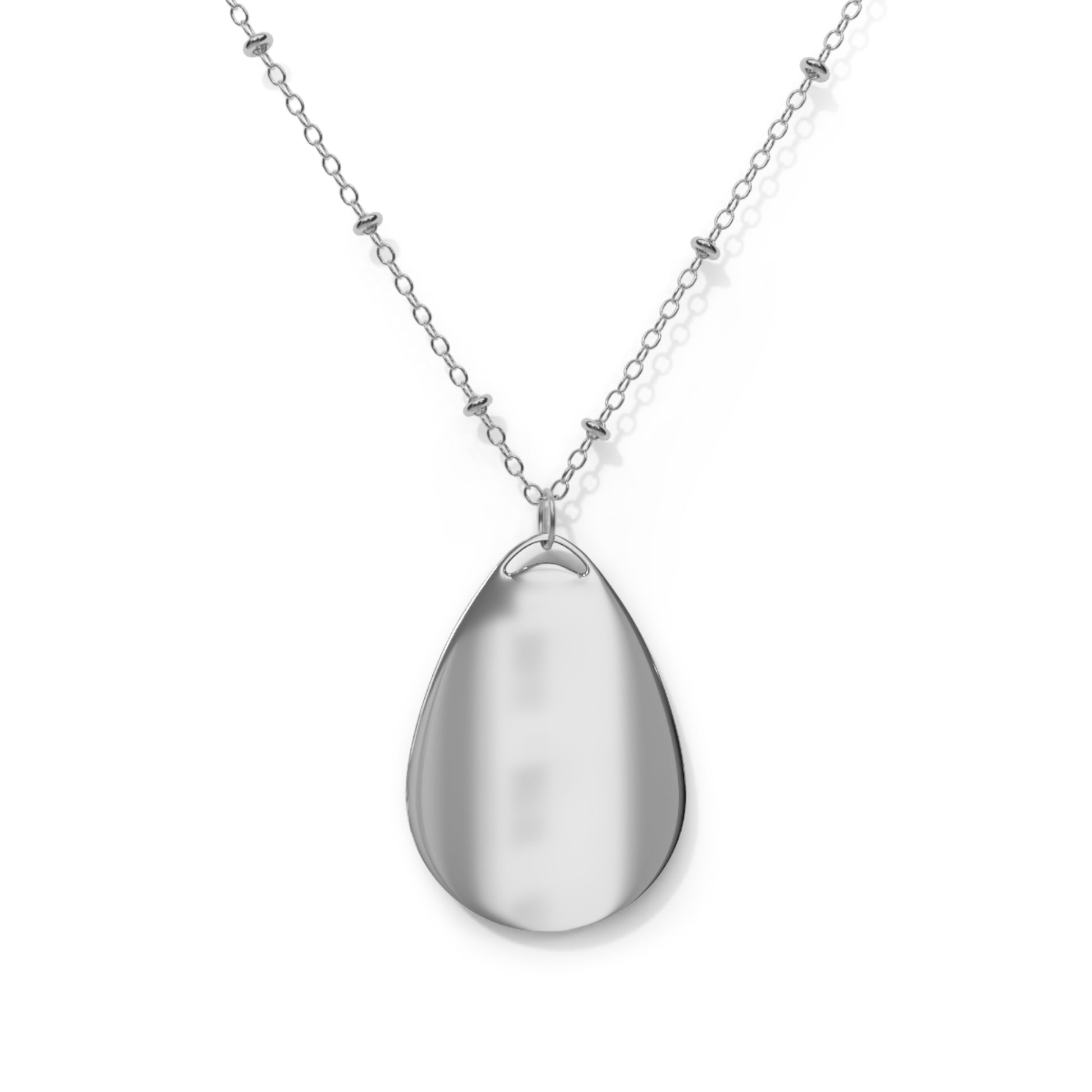 Chic Oval Necklace with Playful Design, Unique Gift for Her, Fashion Accessory for Special Occasions, Statement Jewelry, Trendy Necklace