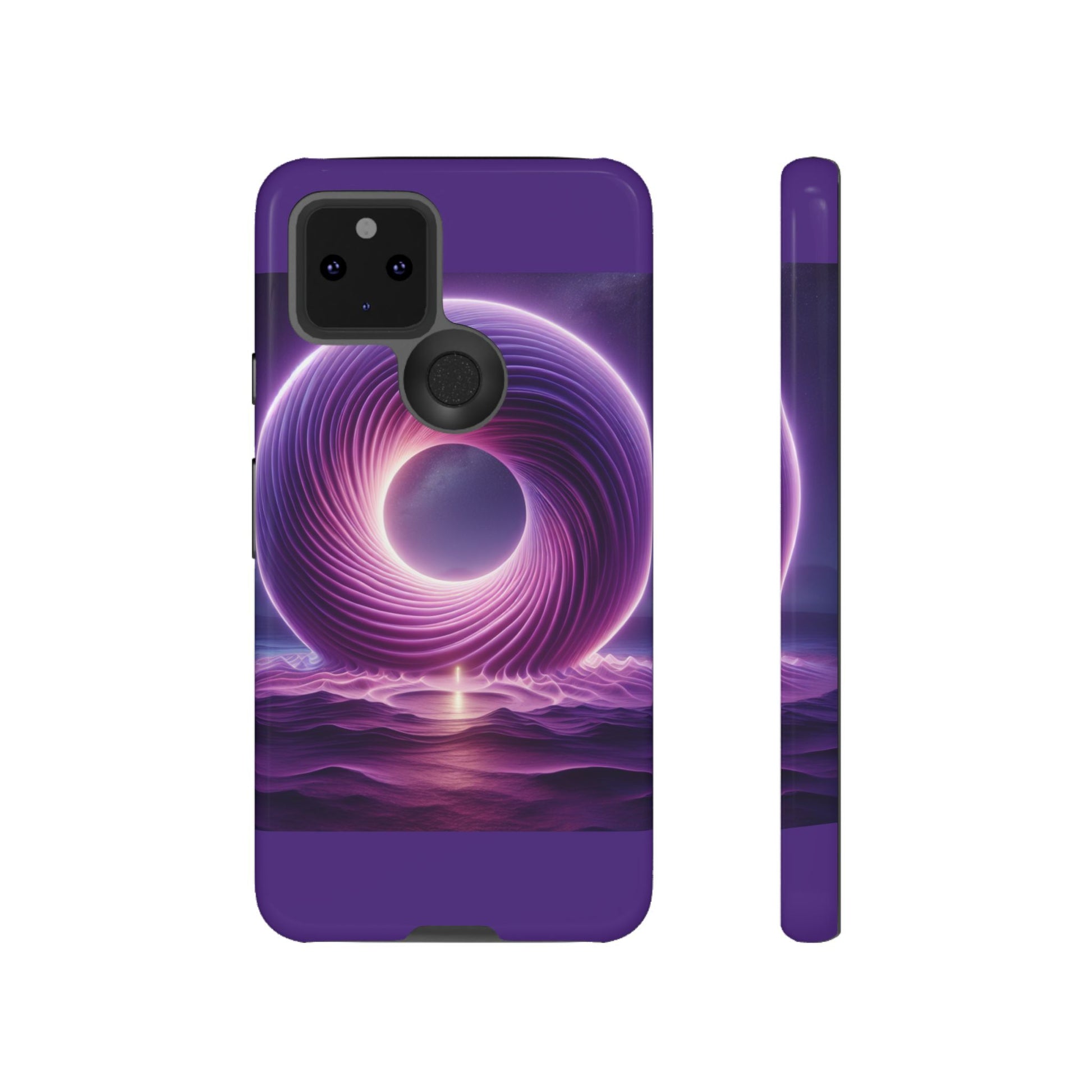 Colorful Phone Case with Swirling Design, Tough Phone Cover, Cosmic Phone Protector, Unique Gift for Tech Lovers, Stylish Smartphone Shell
