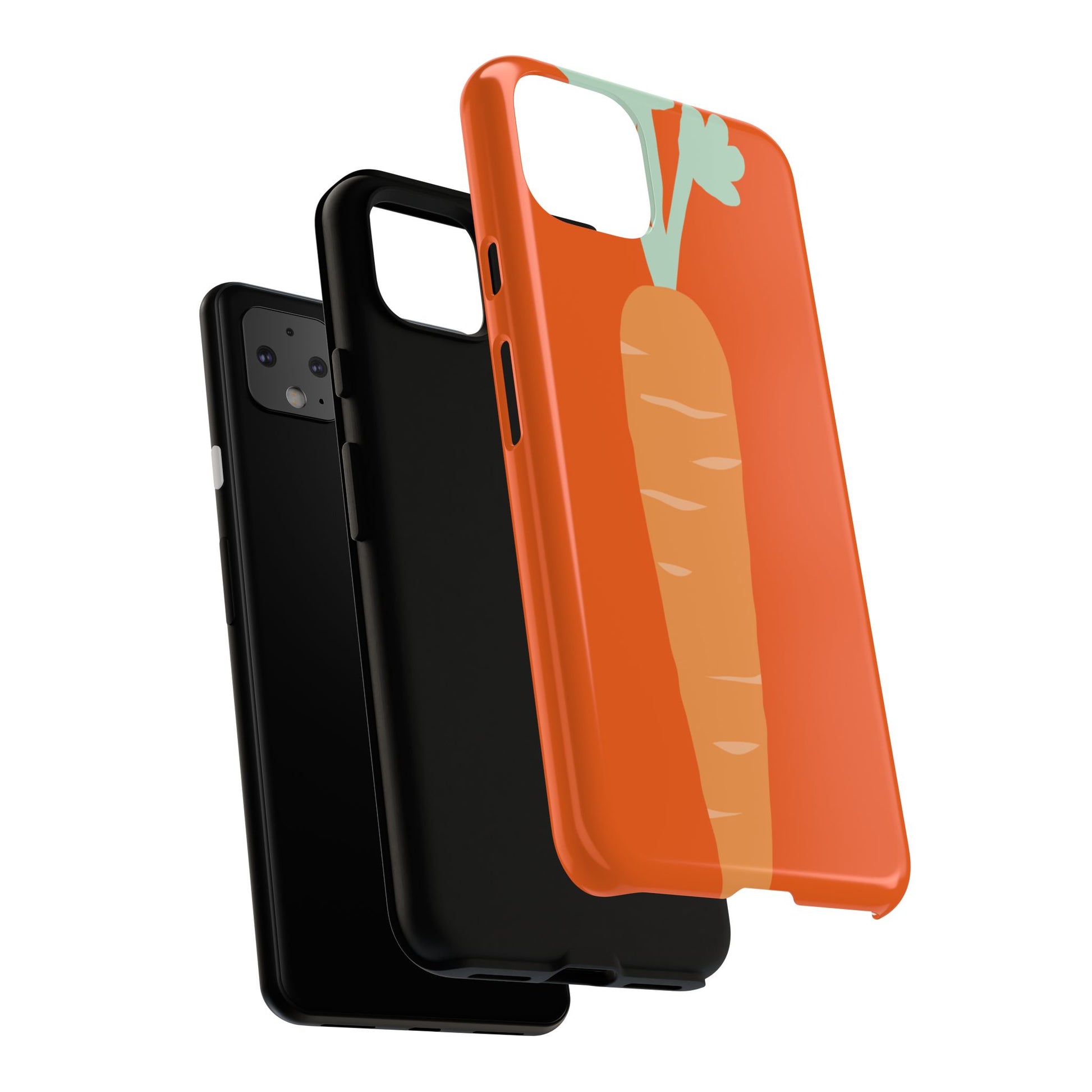 Tough Cases Carrot Phone Case, Cute Smartphone Cover, Fun Gift for Garden Lovers, Fall Decor, Vegan Accessories, Colorful Case