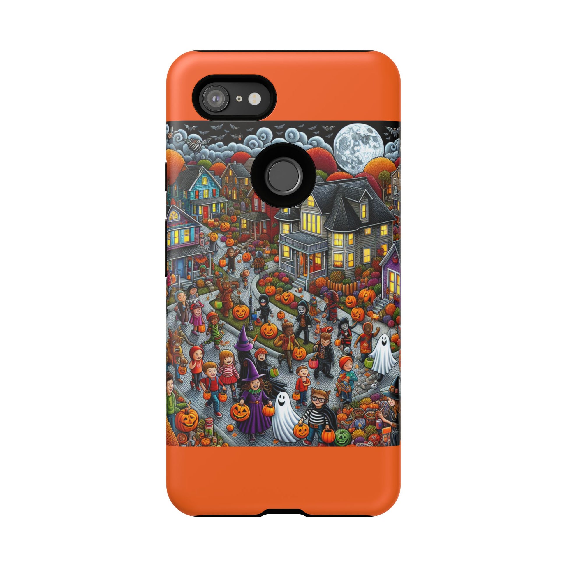 Halloween Phone Case, Tough Cases for Spooky Season, Fall Decor, Trick or Treat, Pumpkin Lovers, Ghost Design